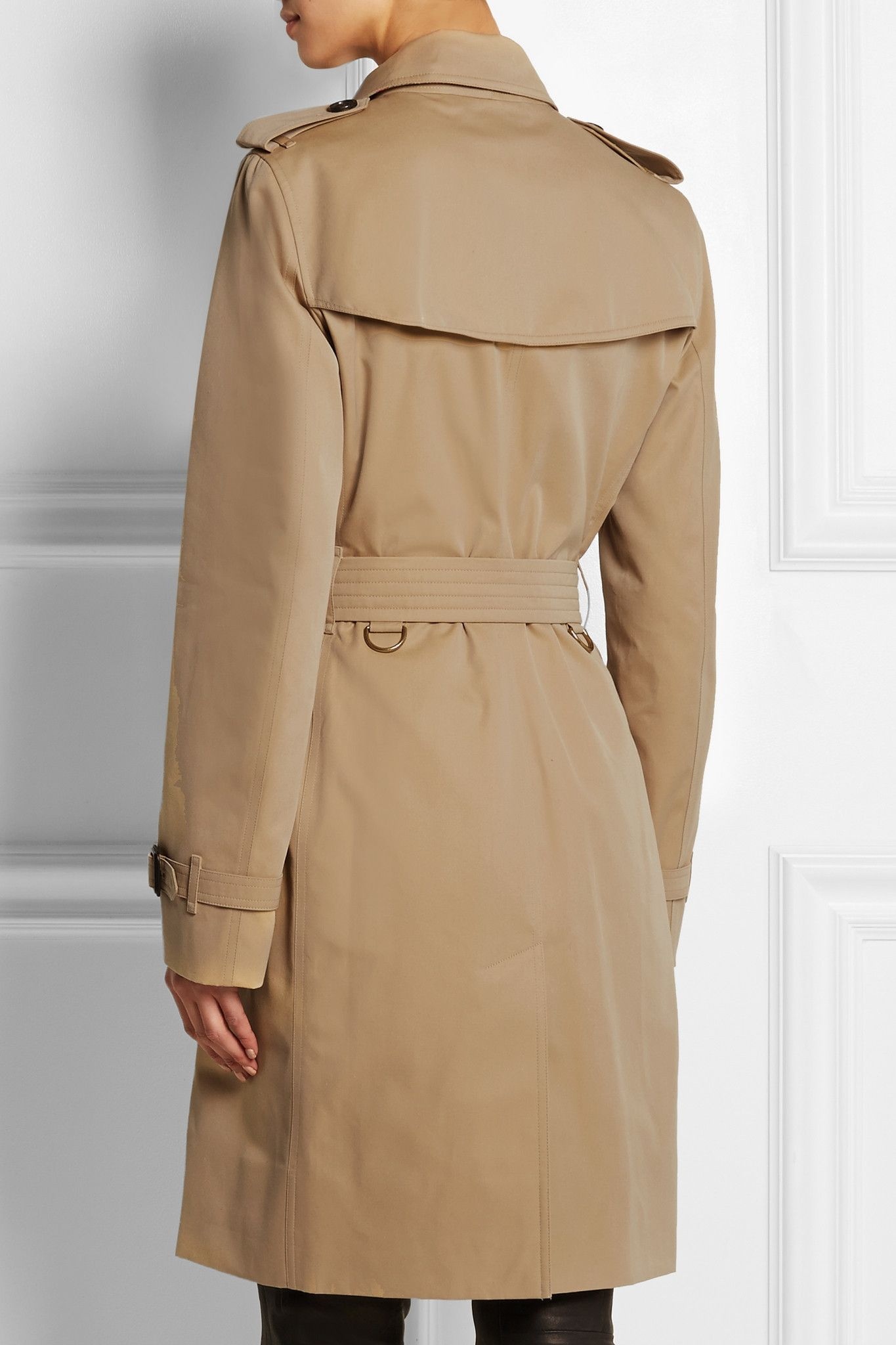 The Kensington Long cotton-gabardine trench coat - 4