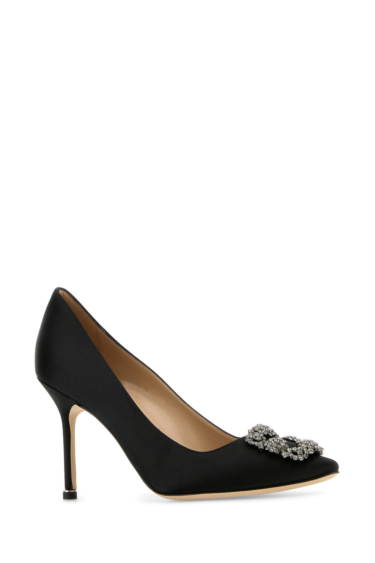 Black satin Hangisi pumps - 2