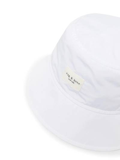 rag & bone Addison logo-patch bucket hat outlook