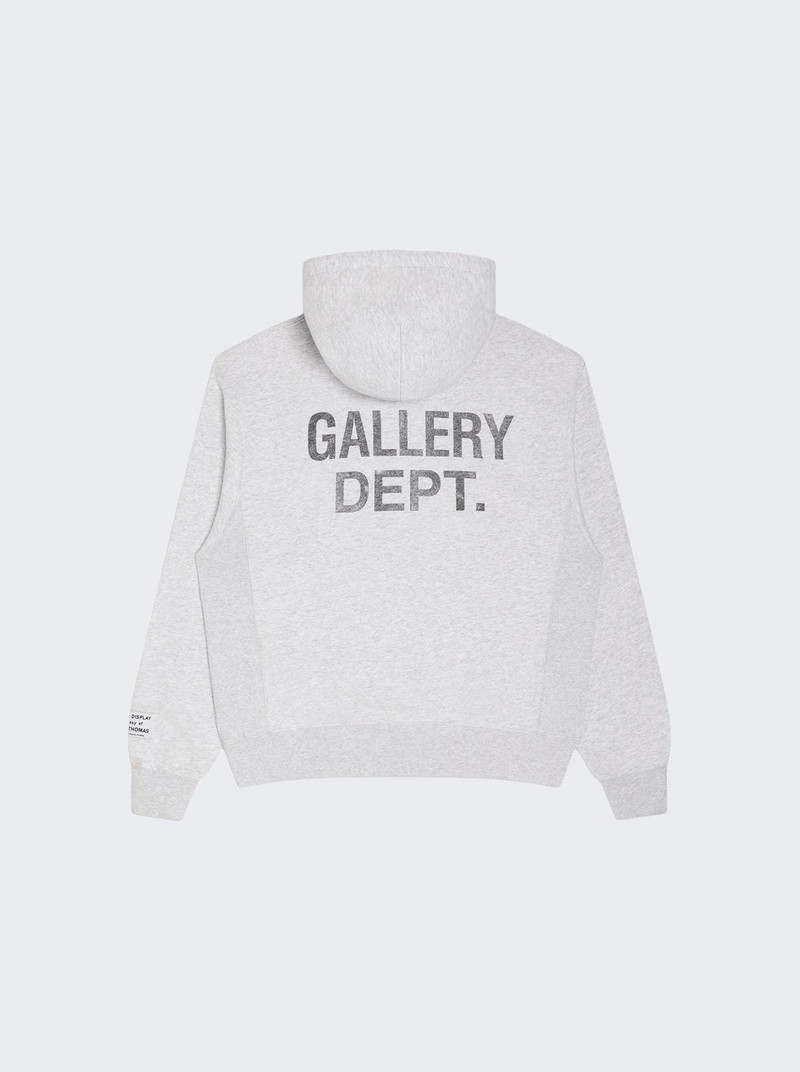 GALLERY DEPT. Gd Paint Logo Hoodie Light Heather Grey outlook