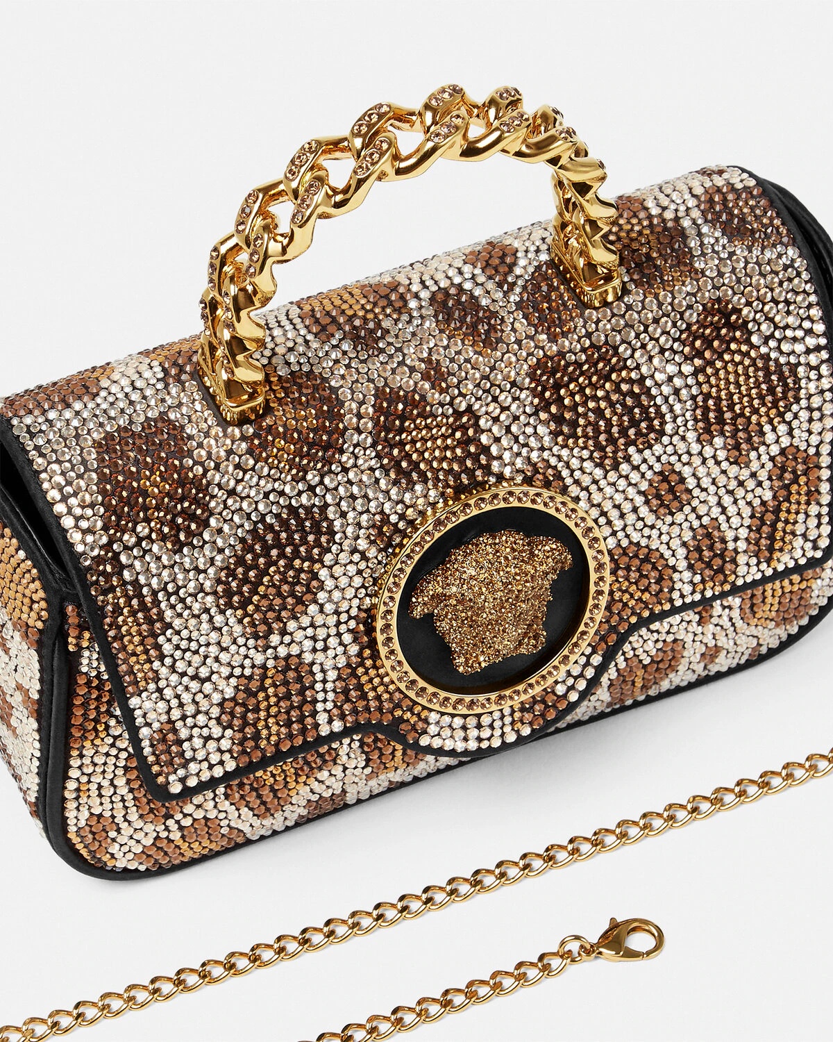 Crystal Leopard La Medusa Mini Bag - 5