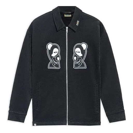 Li-Ning BADFIVE Pattern Loose Jacket 'Black White' AFDRA33-1 - 1