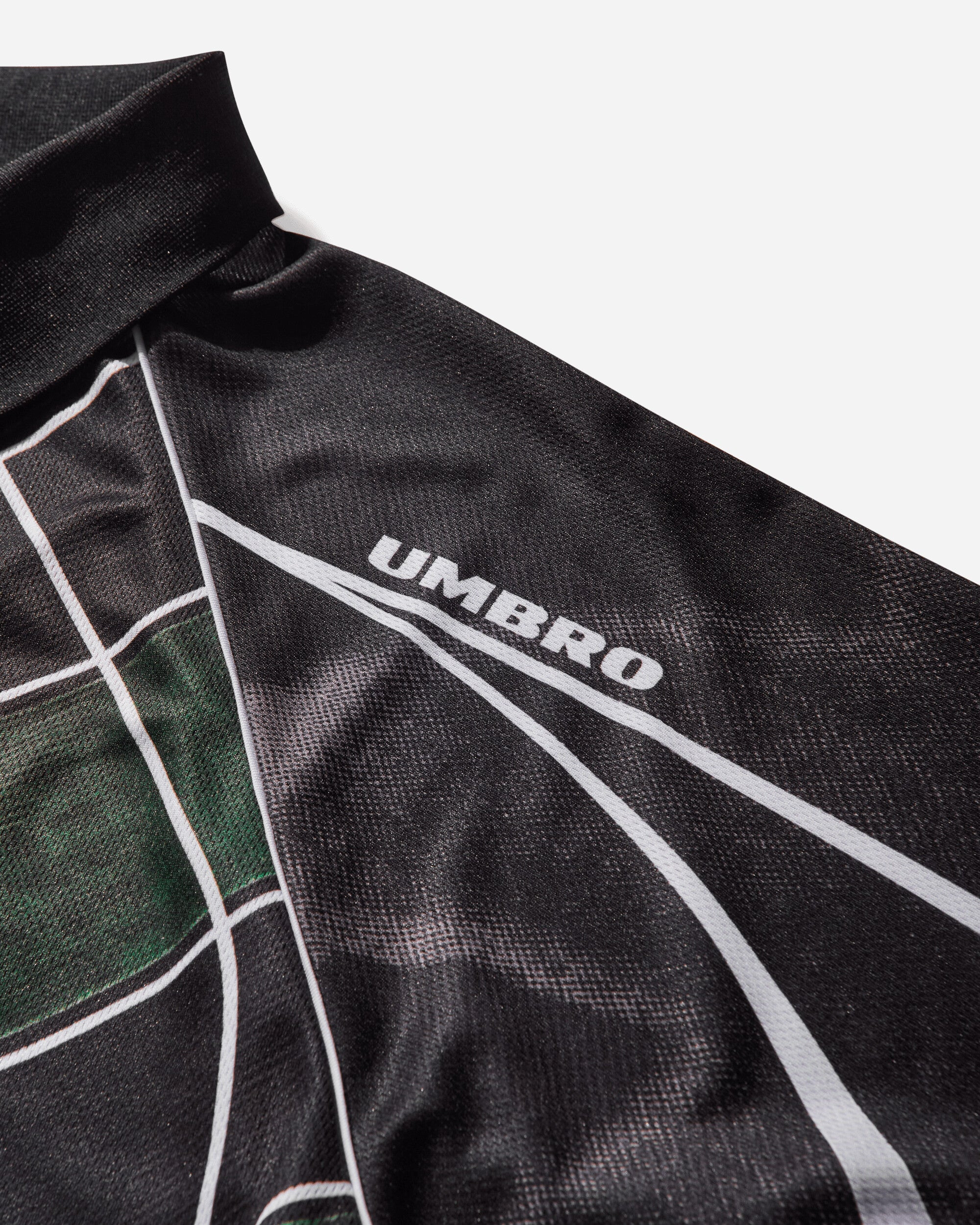Men's 95 96 Longsleeve Polo Dark Green / Black - 4