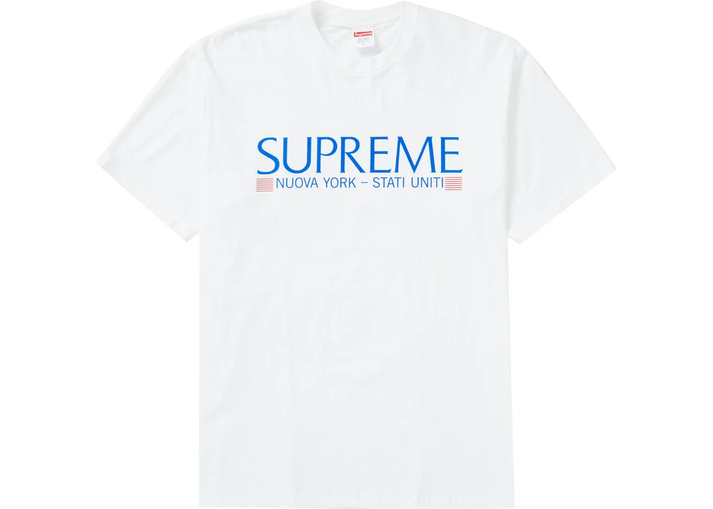 Supreme Nuova York Tee White - 1