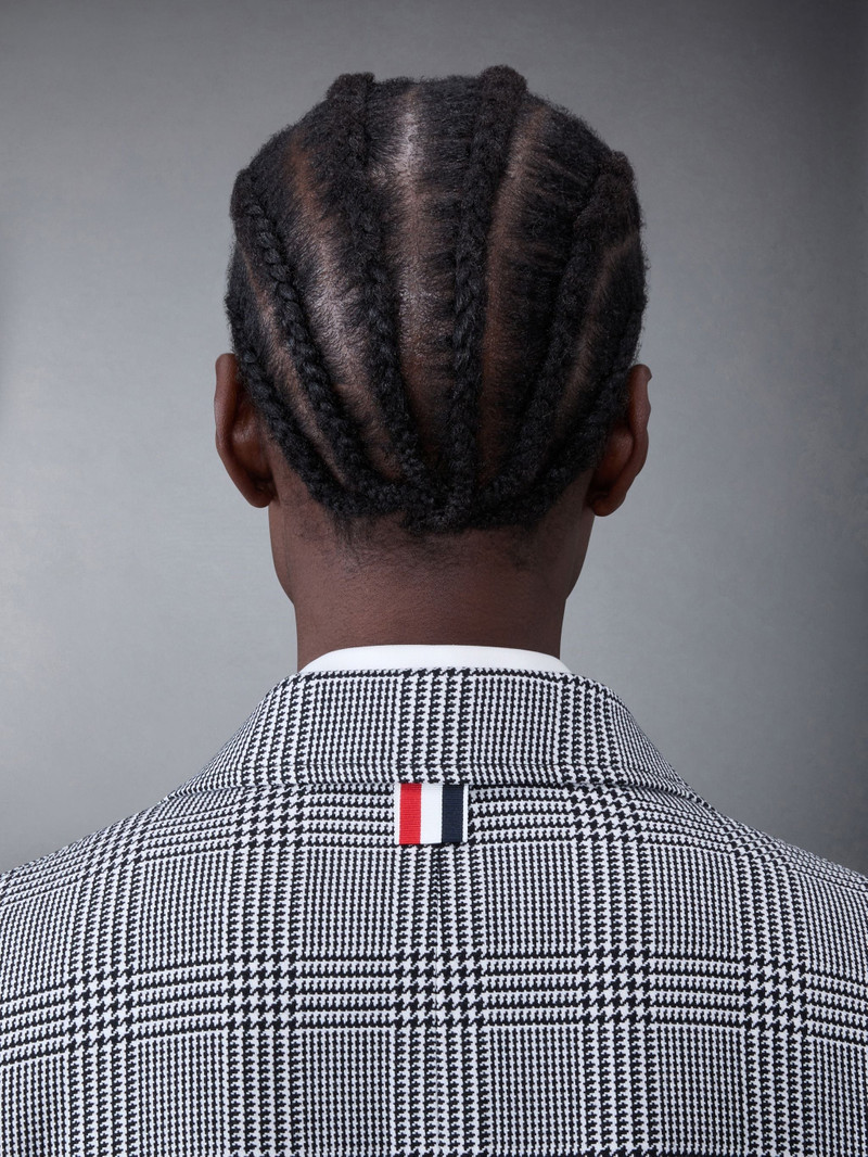 Prince of Wales Heavy Wool Suiting Wide Lapel Overcoat 5