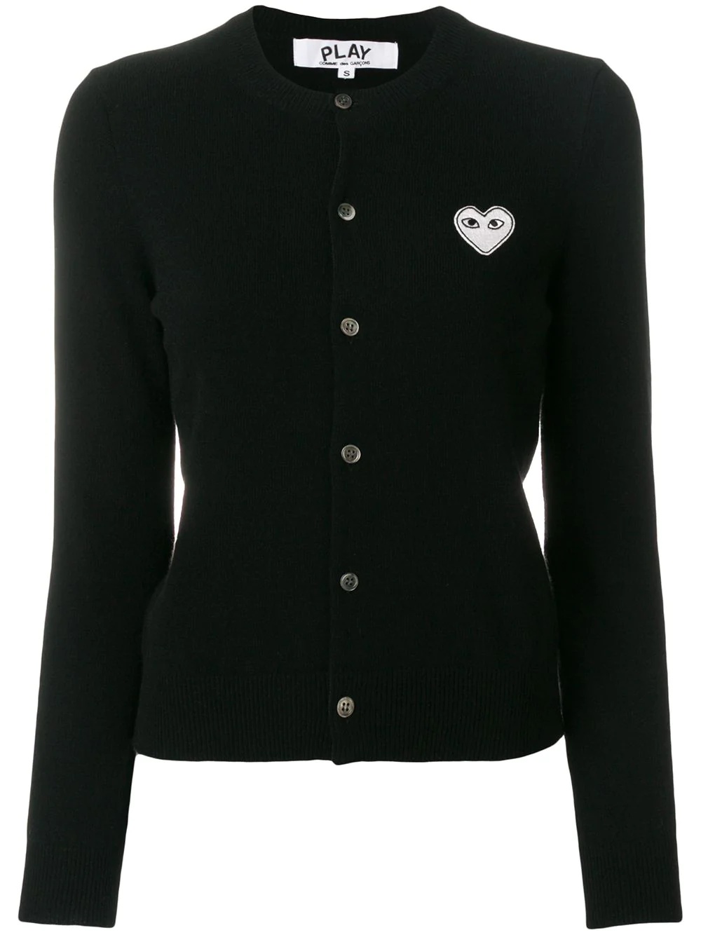 heart logo cardigan - 1