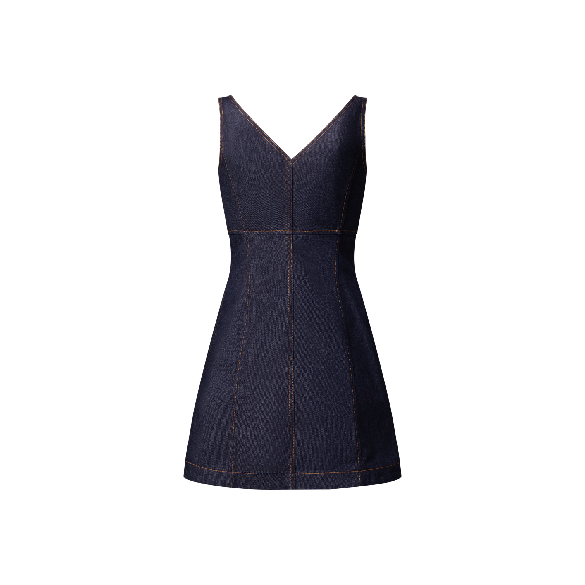Denim Mini Dress - 3