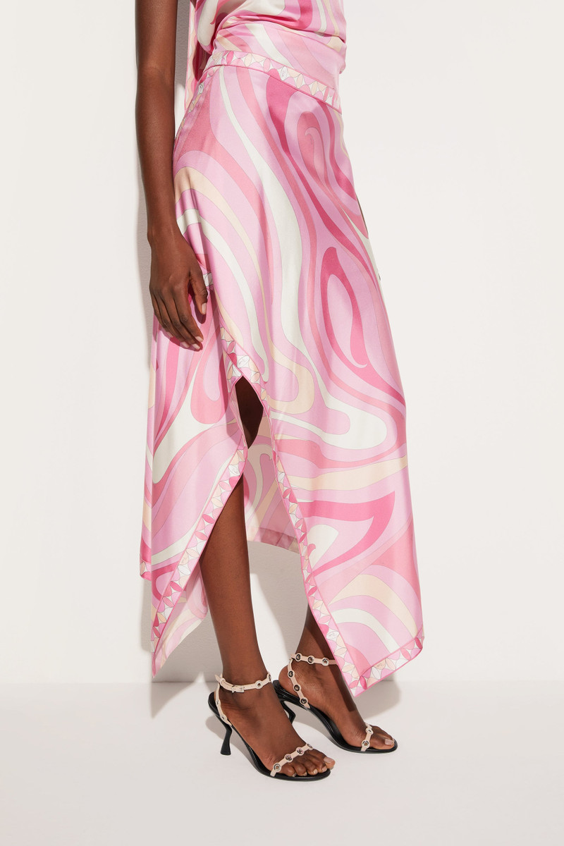 MARMO PRINT ASYMMETRICAL SKIRT 5