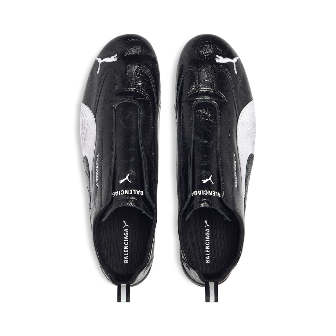 Speedcat Leather Balenciaga in Black/white - 6