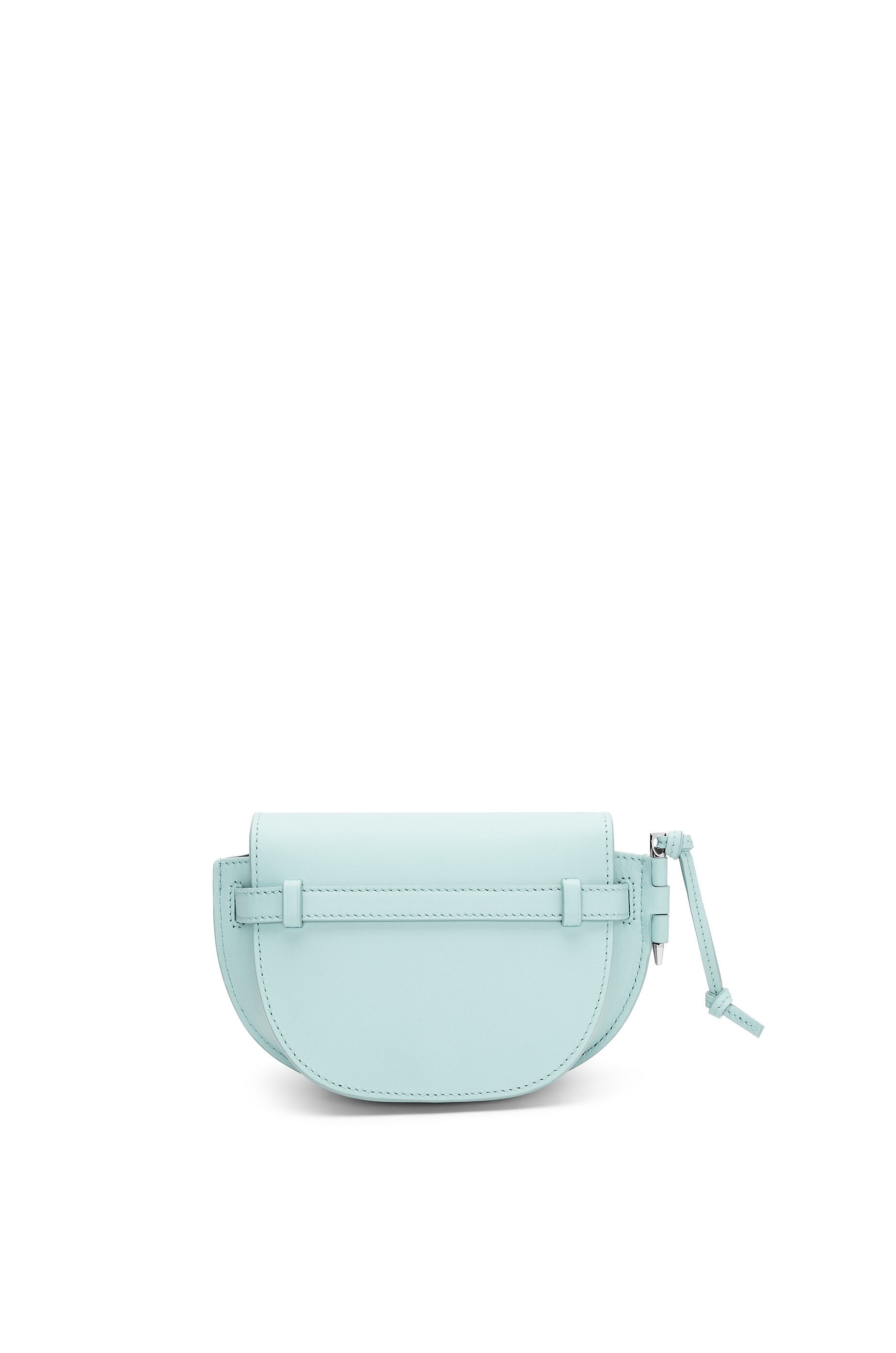 Mini Gate Dual bag in soft calfskin and jacquard - 7