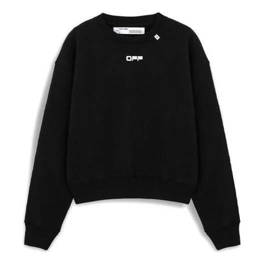Off-White Alphabet Printing Pullover Black OMBA035R20E300041001 - 1