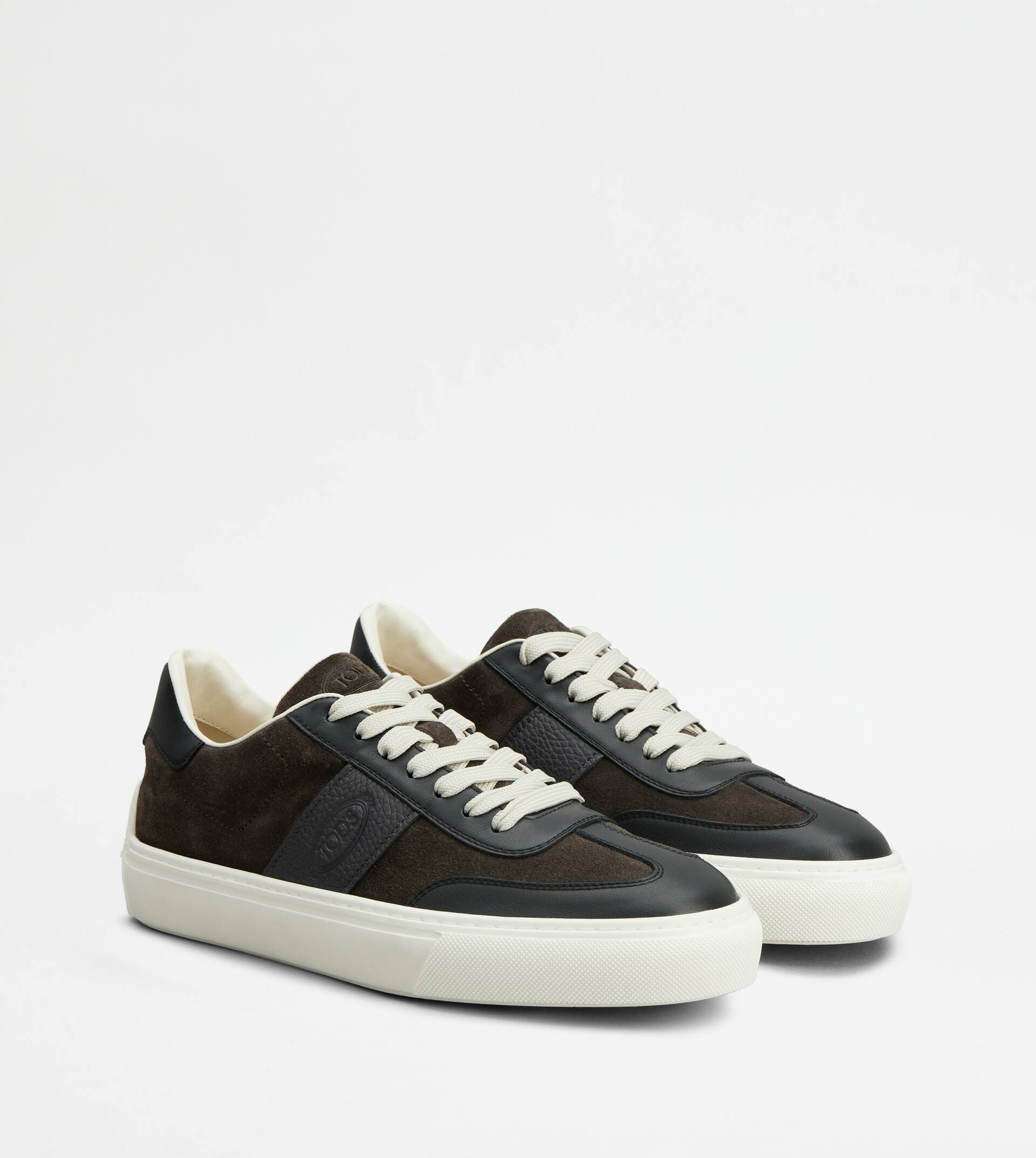 TOD'S SNEAKERS IN SUEDE - GREY, BROWN - 2