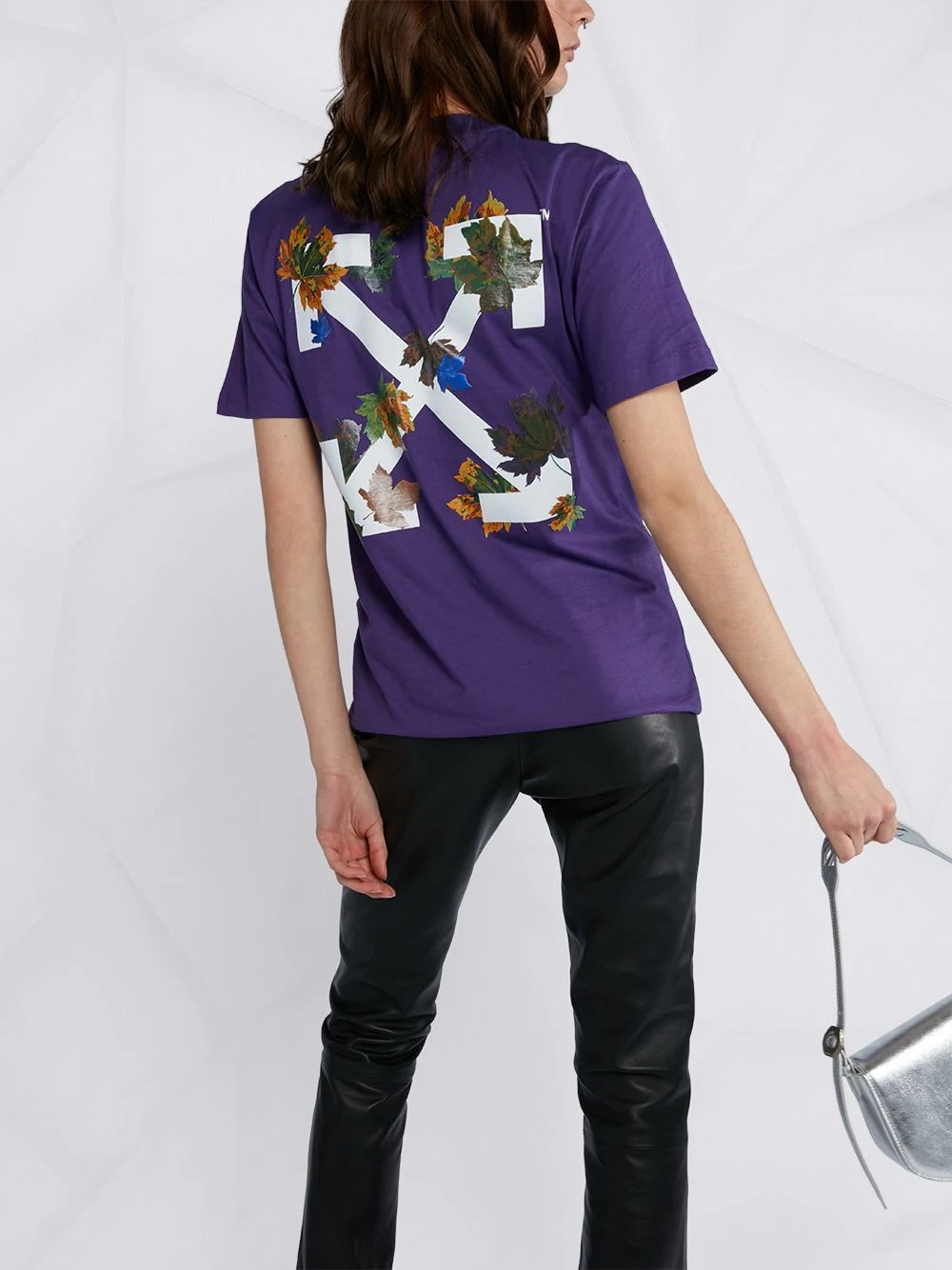 Leaves Arrows print T-shirt - 5