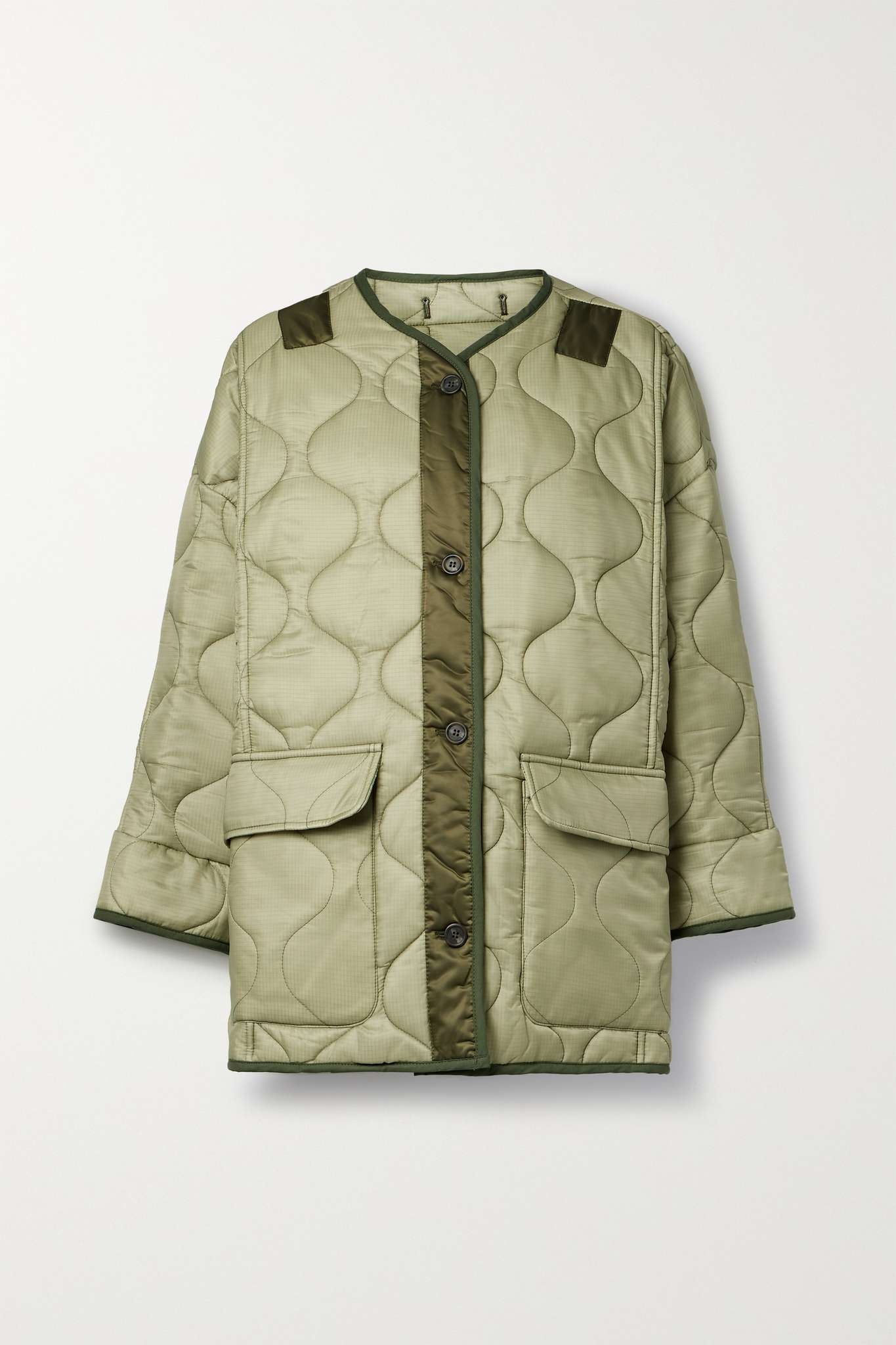 Quilted padded ripstop jacket - 1