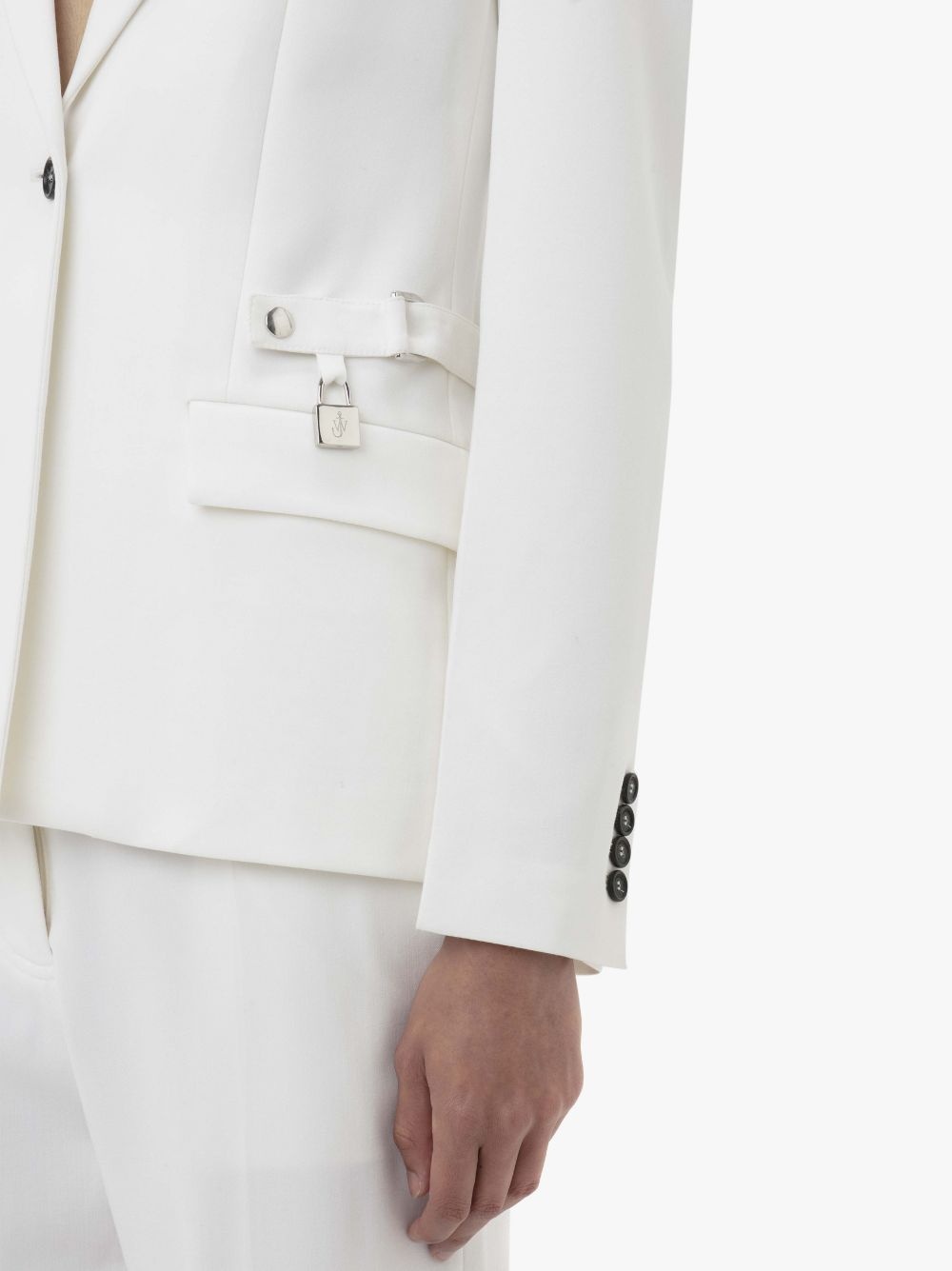 SHRUNKEN SINGLE-BREASTED BLAZER - 5