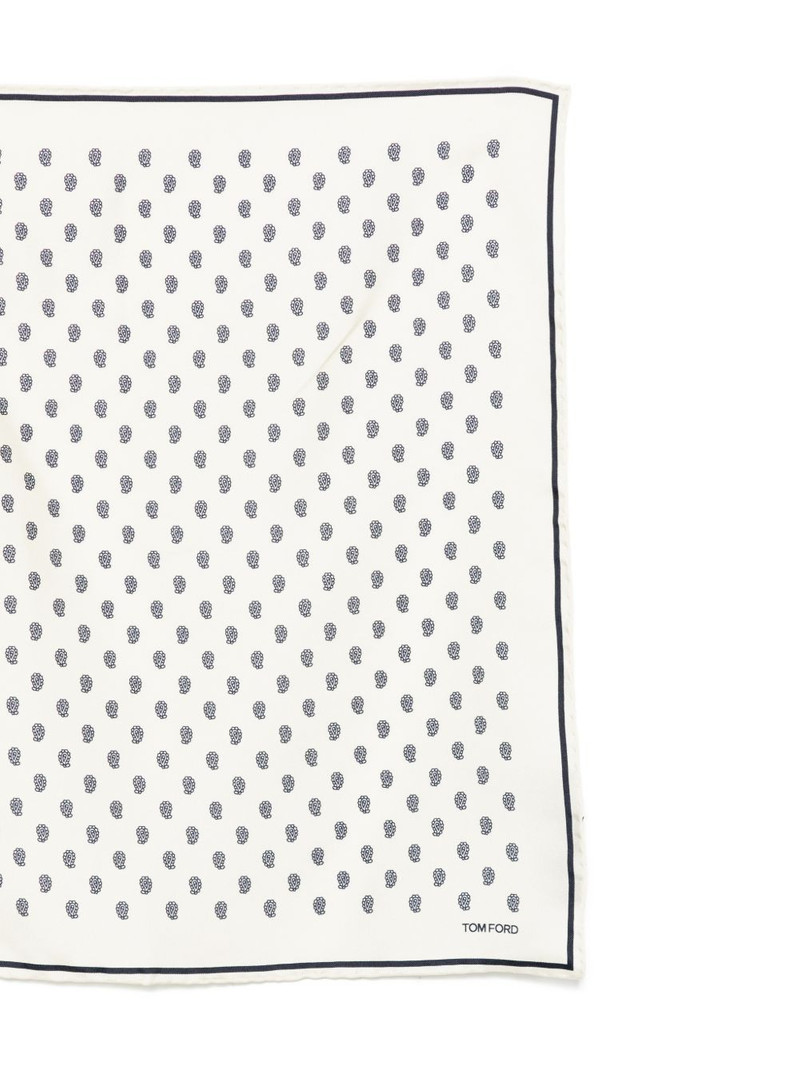 TOM FORD paisley-print pocket square outlook