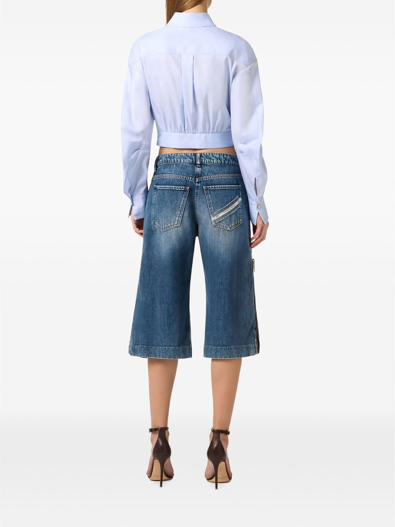 double-collar cropped shirt 3