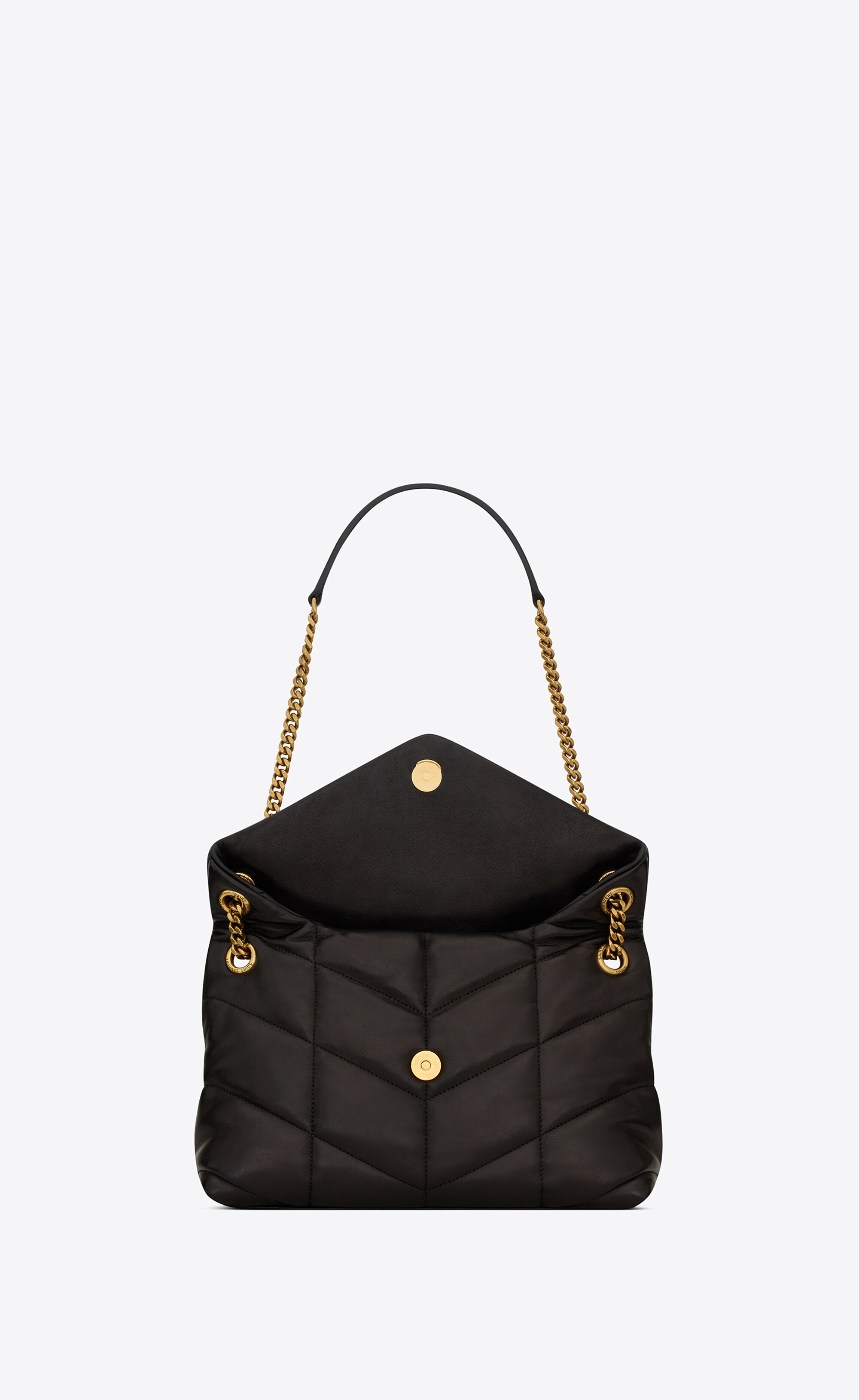 puffer small in quilted lambskin - 5