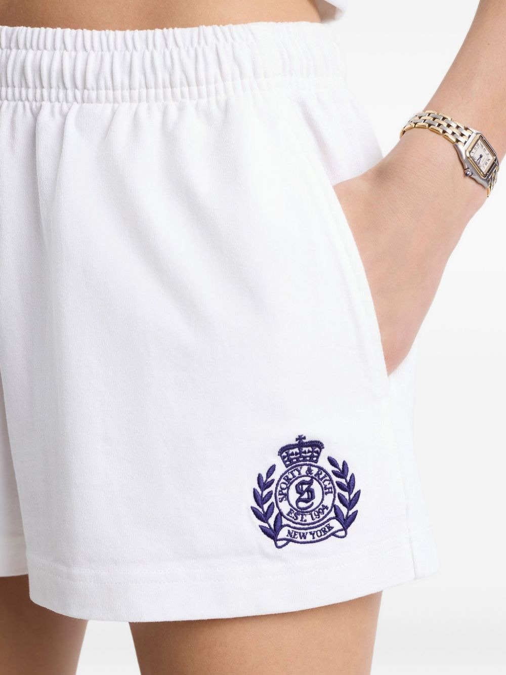 H&W embroidered shorts - 4