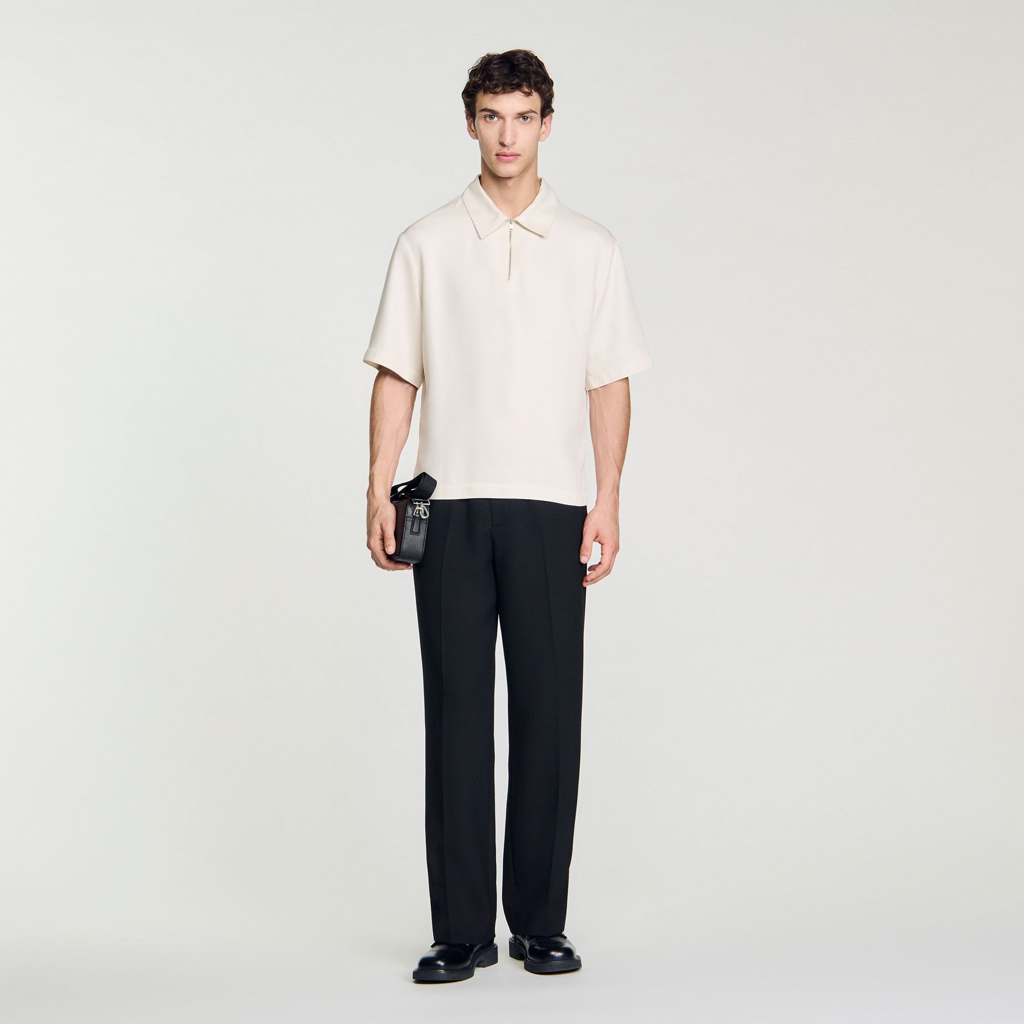 LOOSE-FIT SHIRT WITH ZIPPED COLLAR - 2