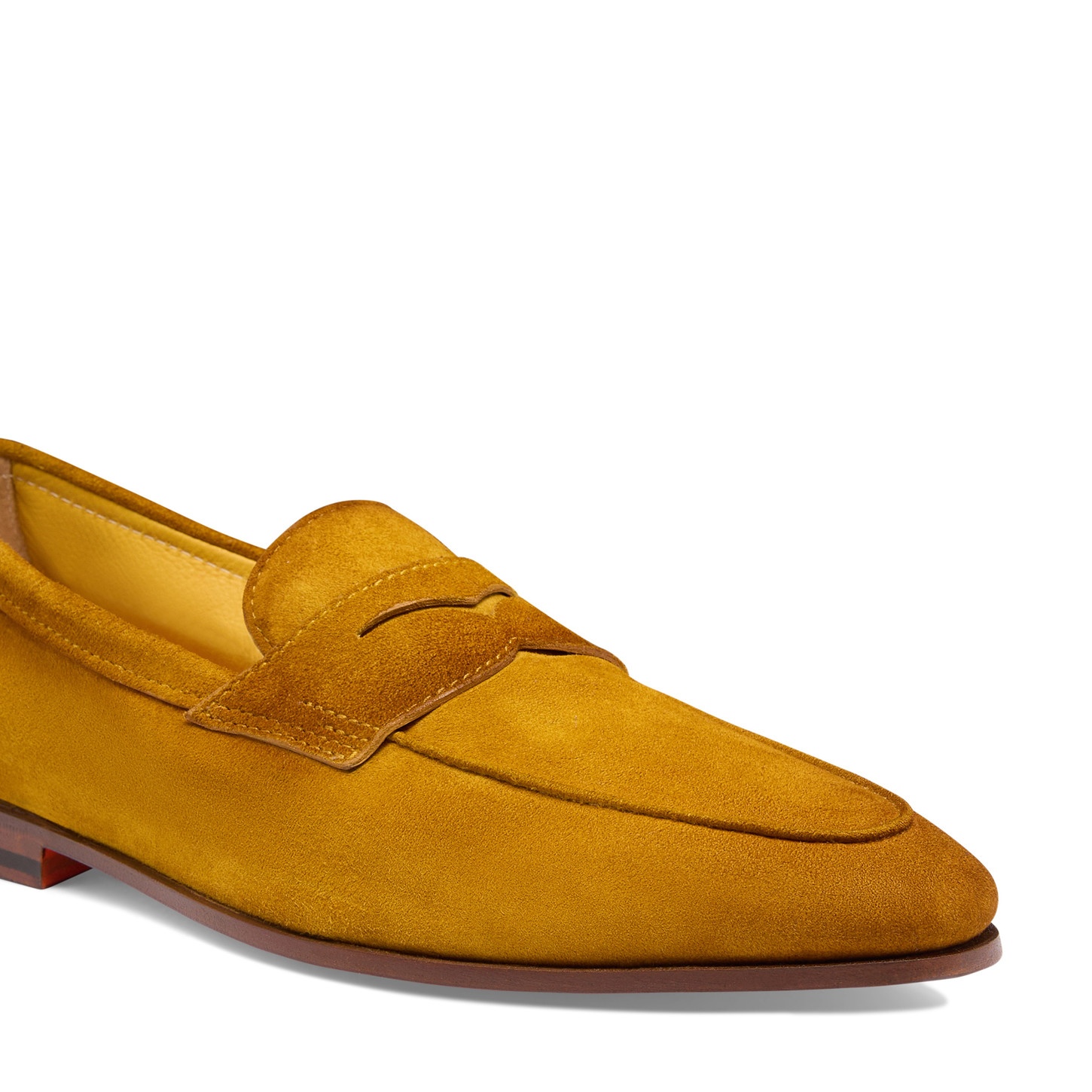 Men's yellow suede Carlo loafer - 6
