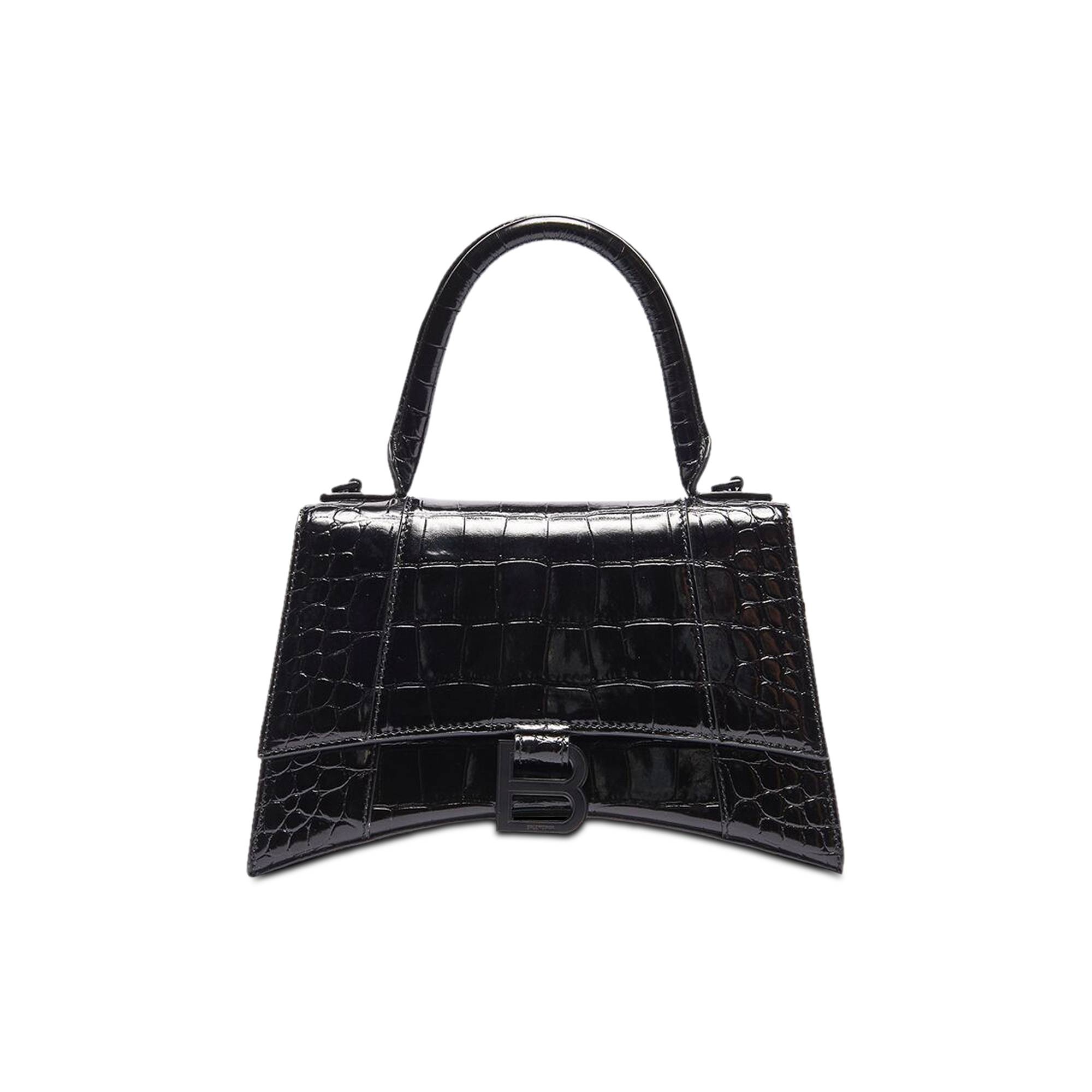 Balenciaga Hourglass Small Top Handle Bag 'Black' - 1