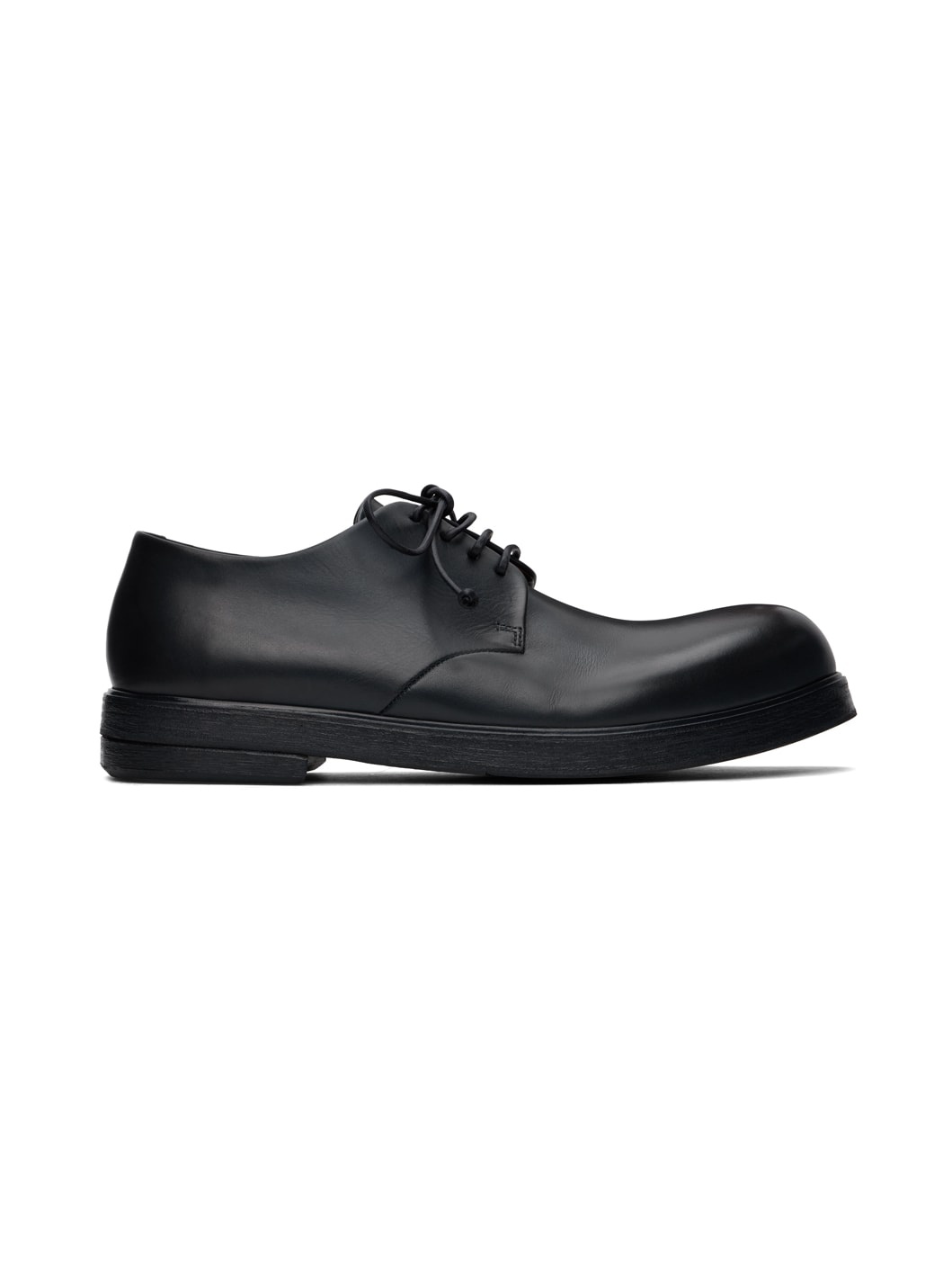 Navy Zucca Zeppa Derbys - 1