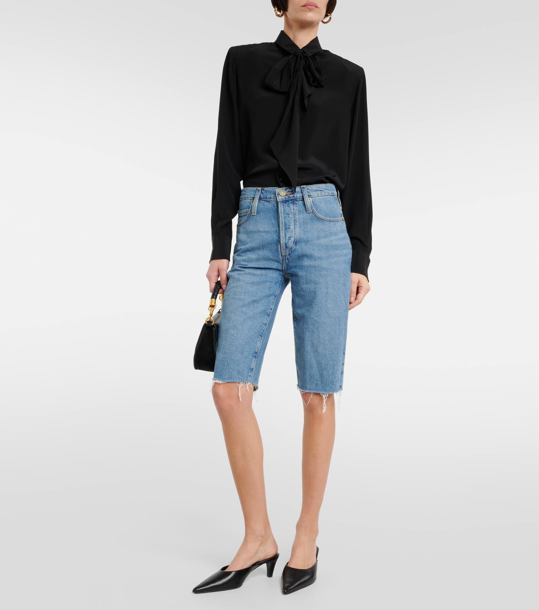 The Cycling denim shorts - 7