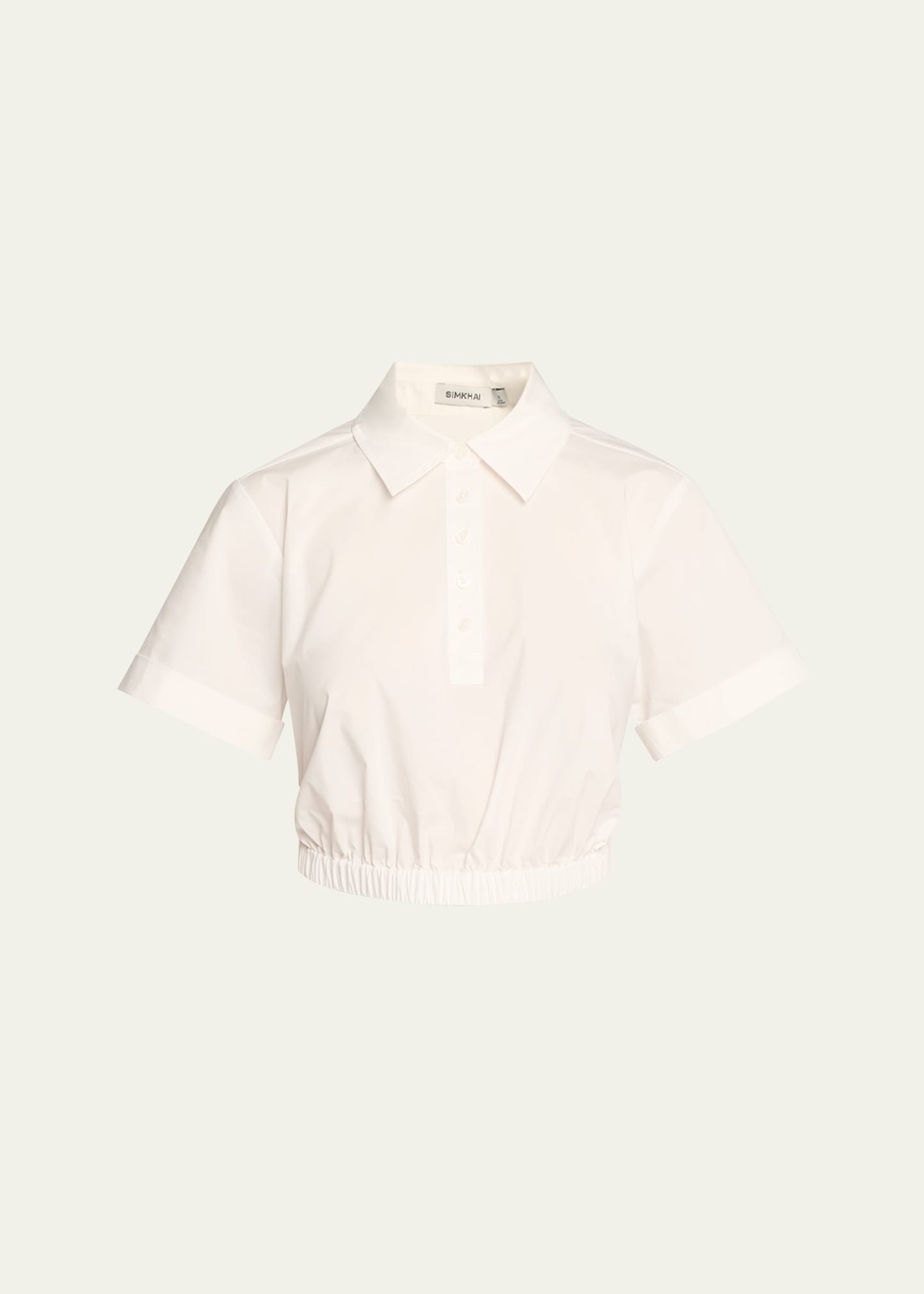 Nicky Short-Sleeve Crop Top - 1