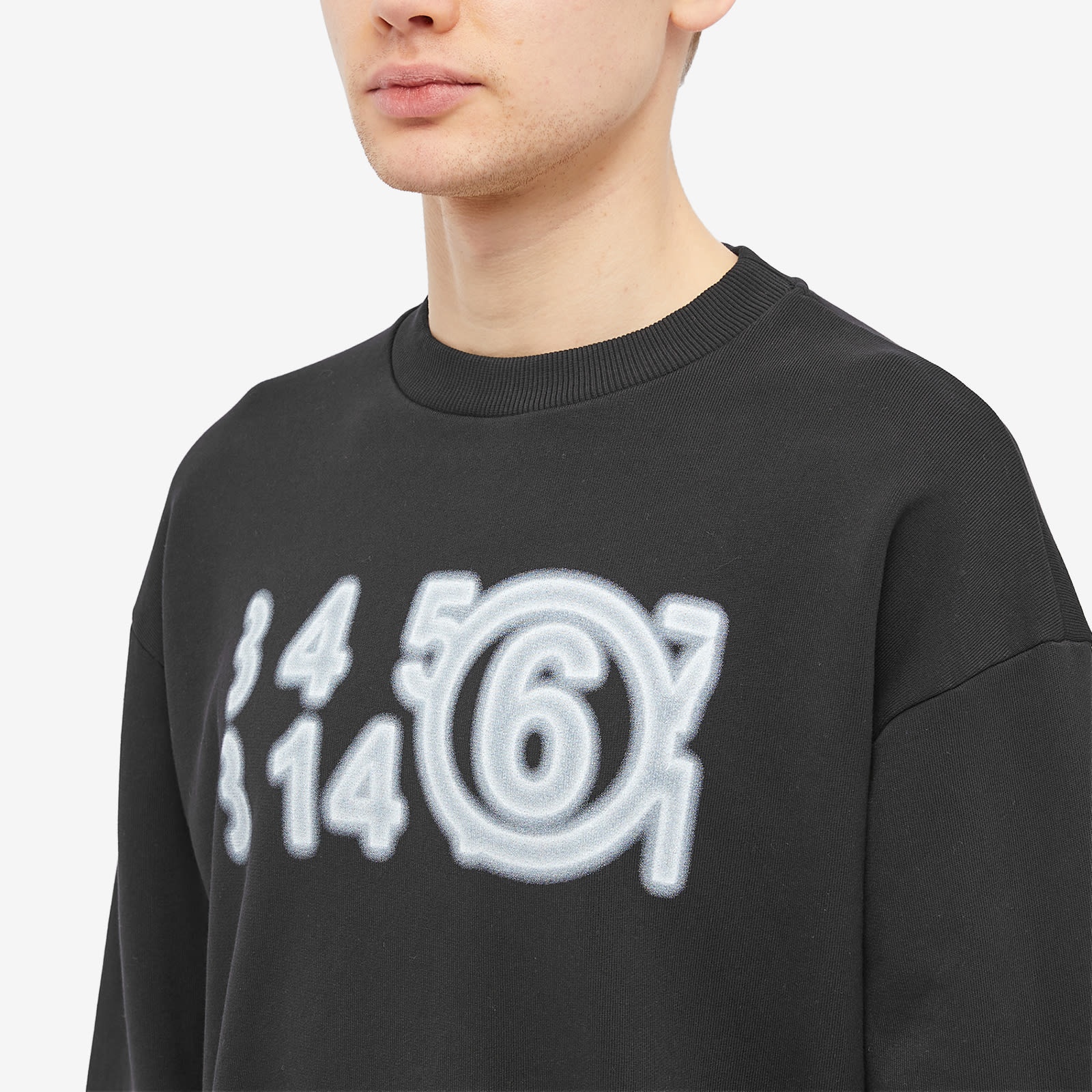 MM6 Maison Margiela Zoom Logo Crew Sweat - 5