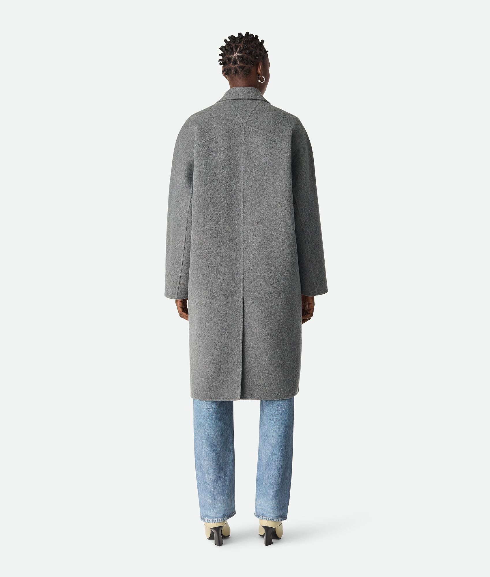 Double Splitable Cashmere Coat - 3