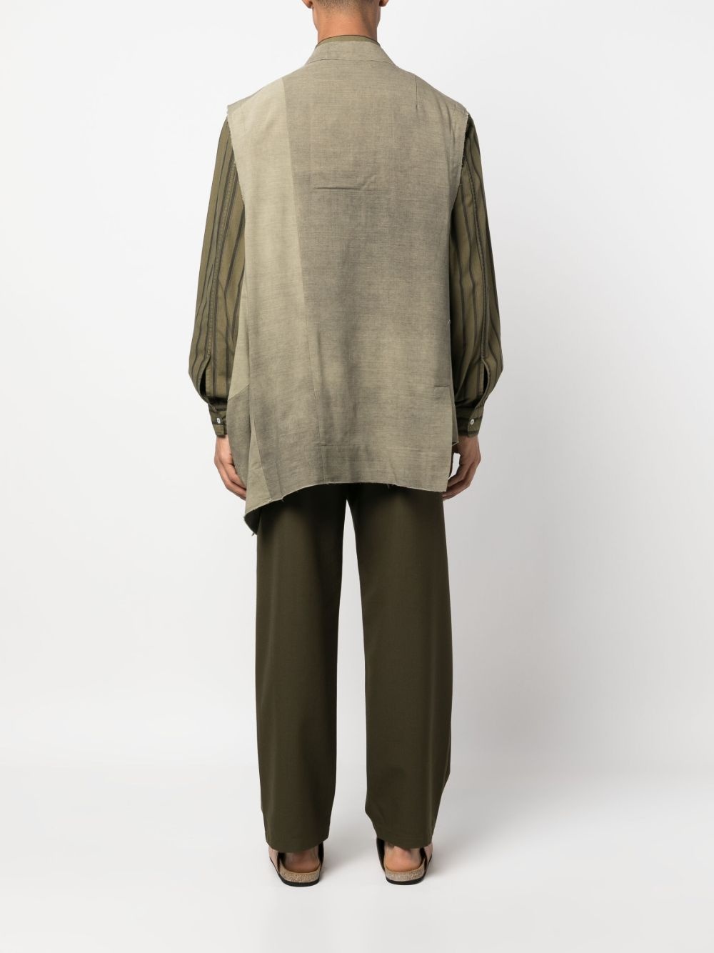 asymmetric double-breasted jacket - 4