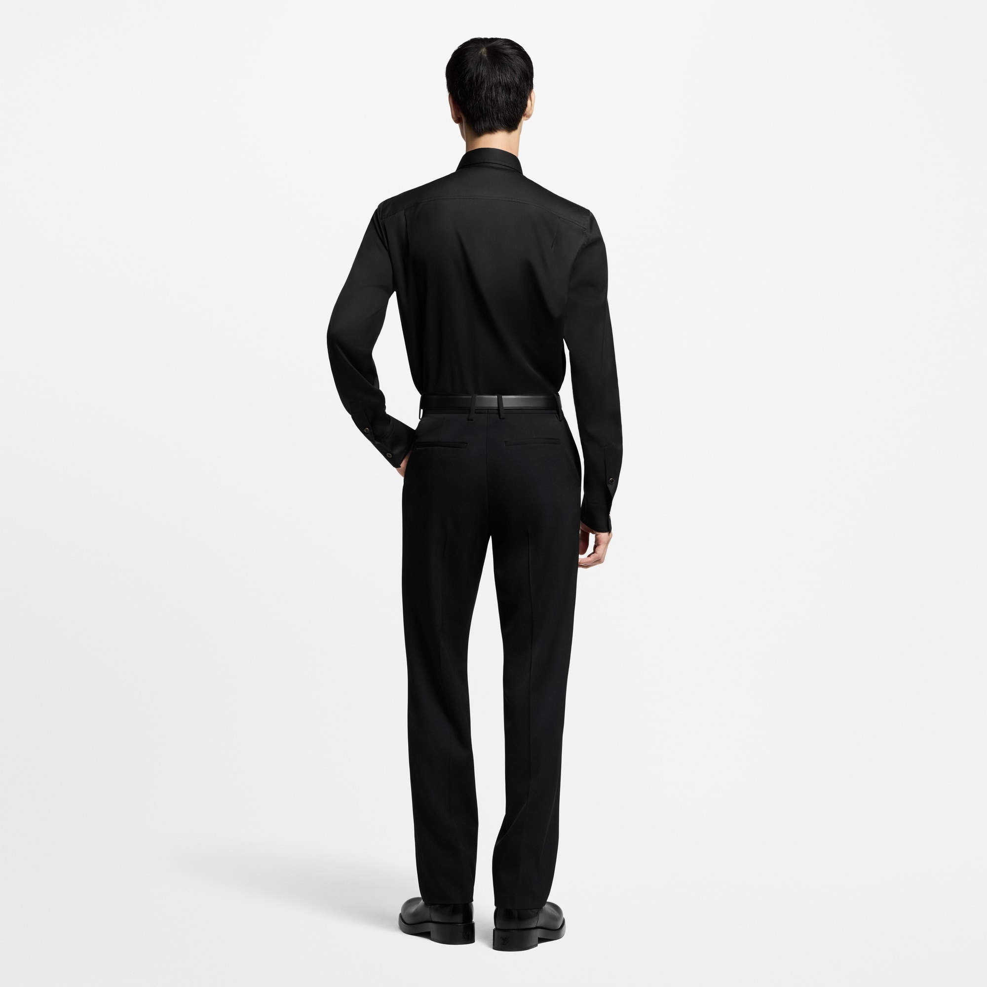 Tailored Wool Cigarette Pants - 3