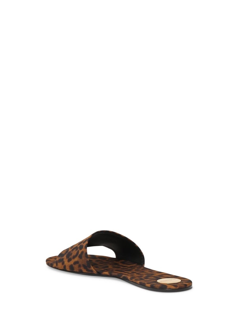 Carlyle rayon flat mule sandals - 4