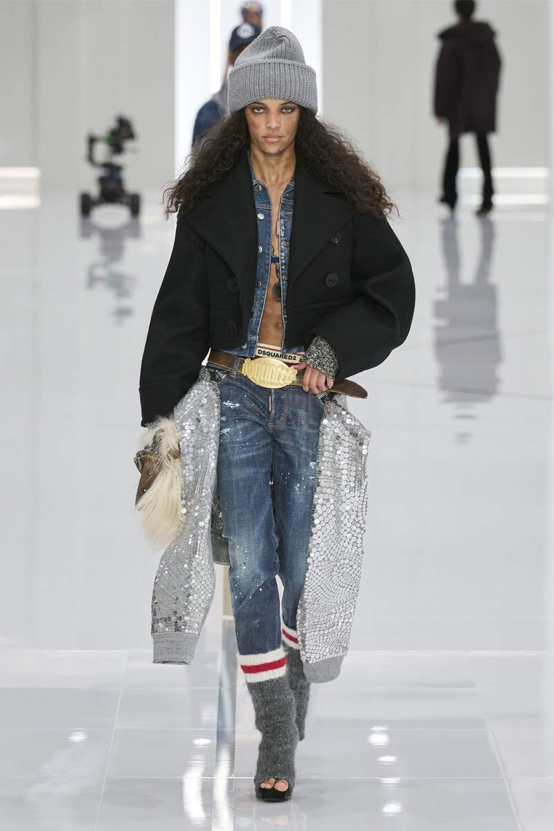 MEDIUM REFLECTIVE LAKE WASH DENIM WORKER JACKET - 7