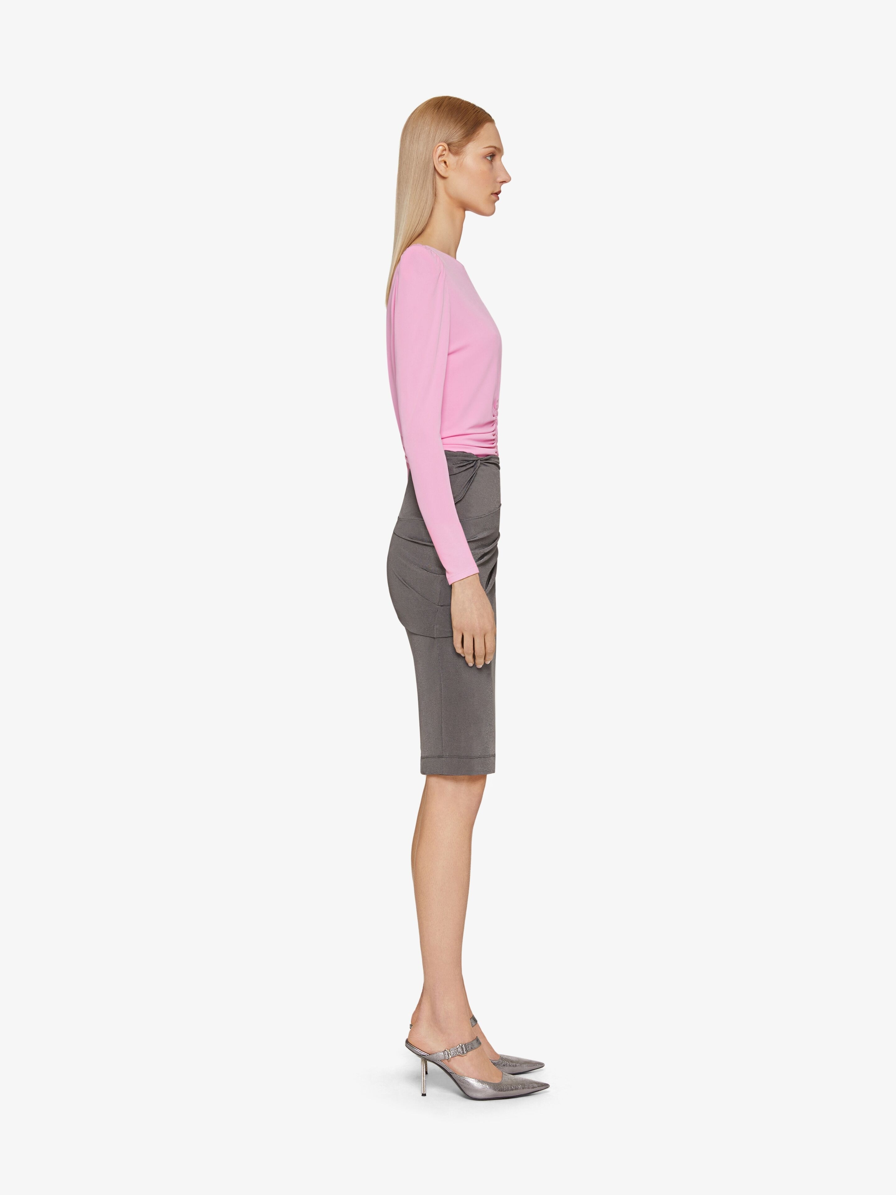 RUCHED TOP IN CREPE - 3