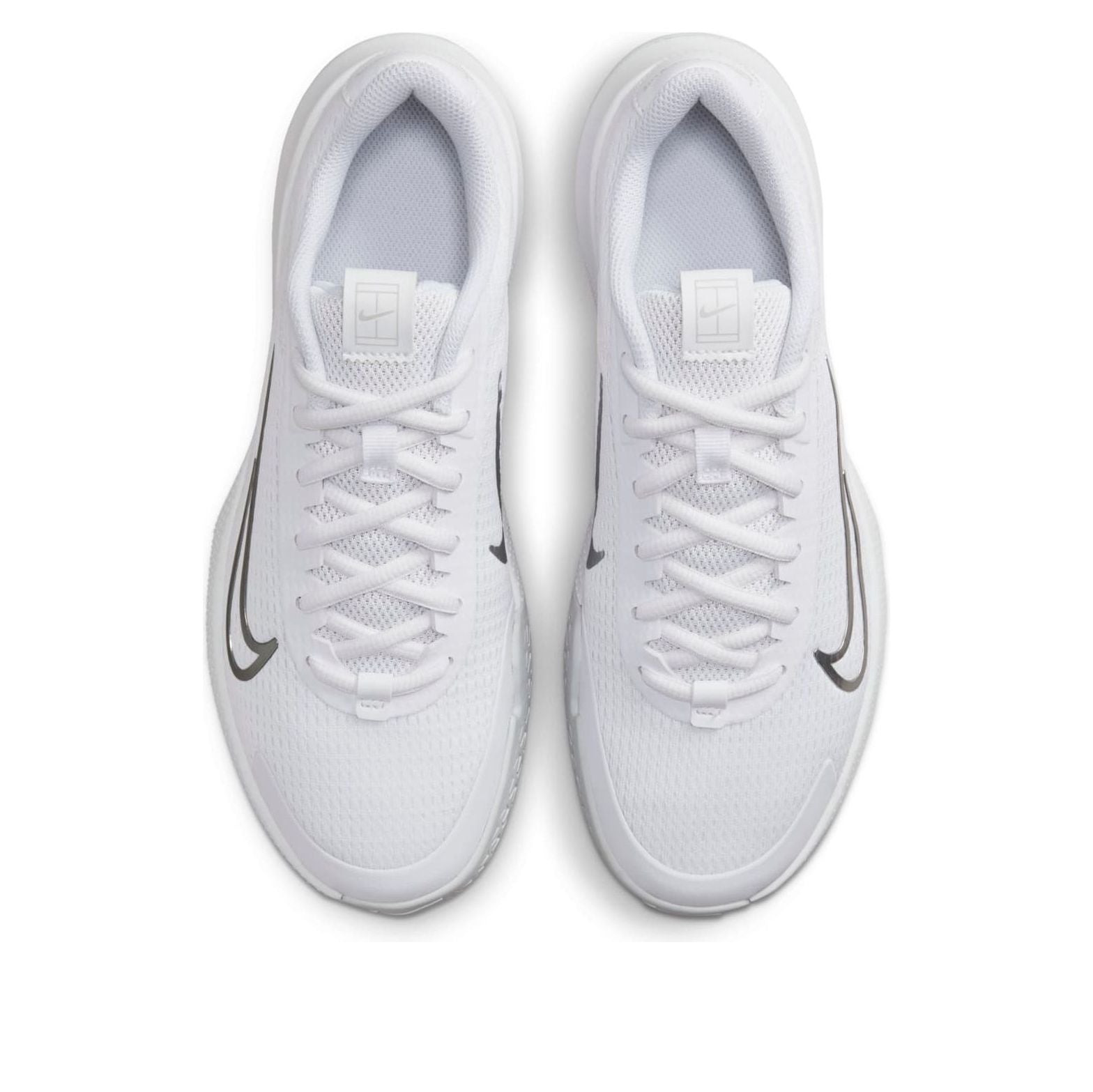 (WMNS) NikeCourt Vapor Lite 2 HC 'White Metallic Silver' DV2019-101 - 4