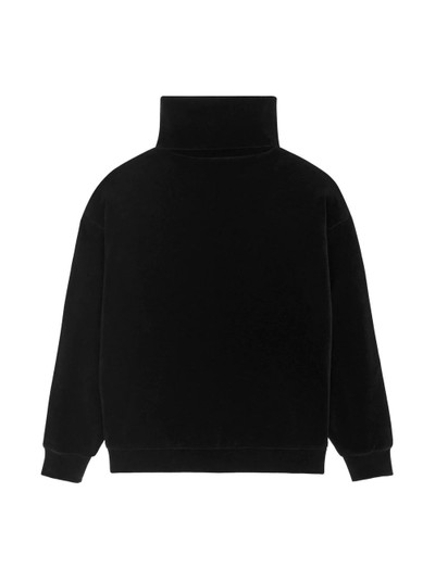 SAINT LAURENT roll neck velvet jumper outlook