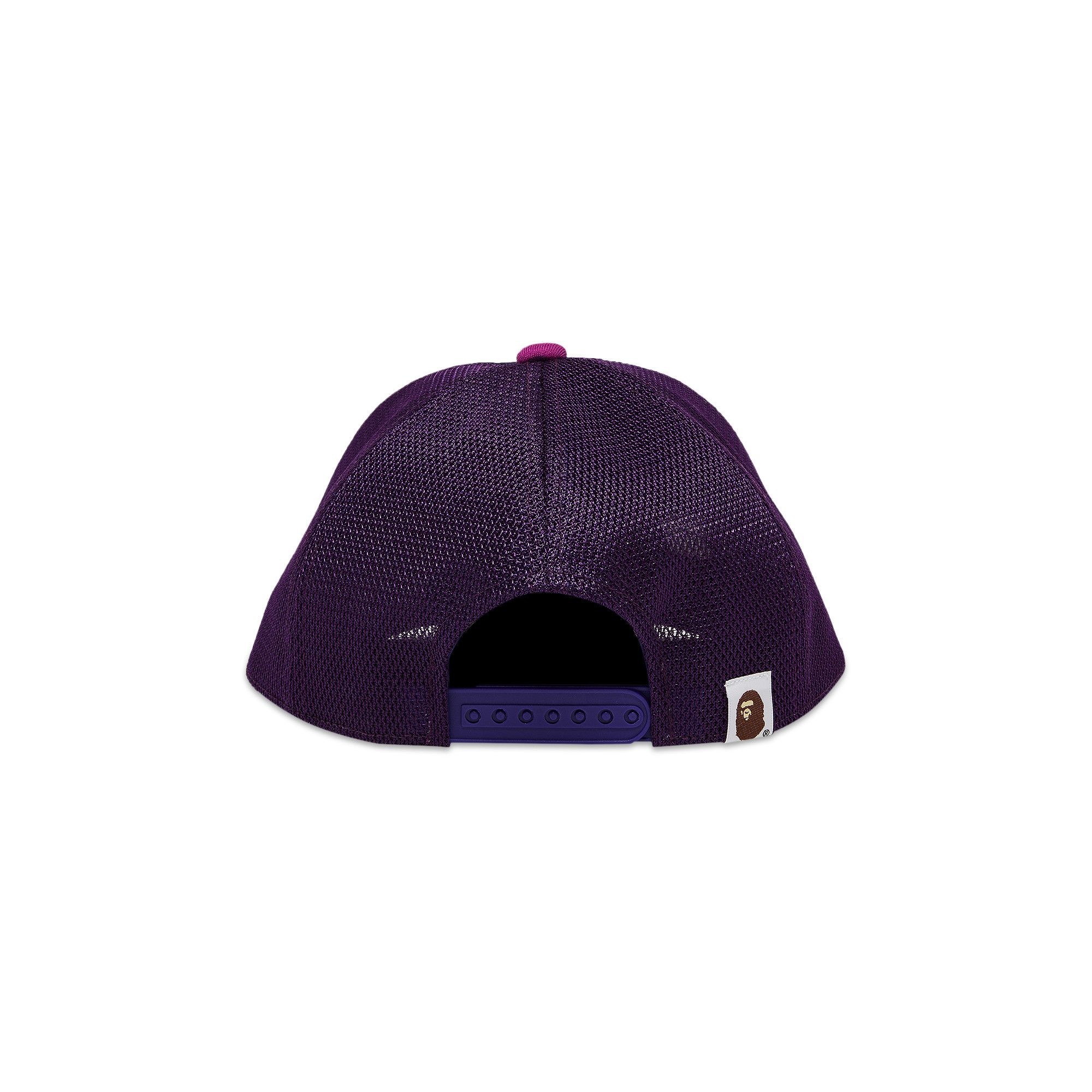 BAPE Color Camo NYC Logo Mesh Cap 'Purple' - 4