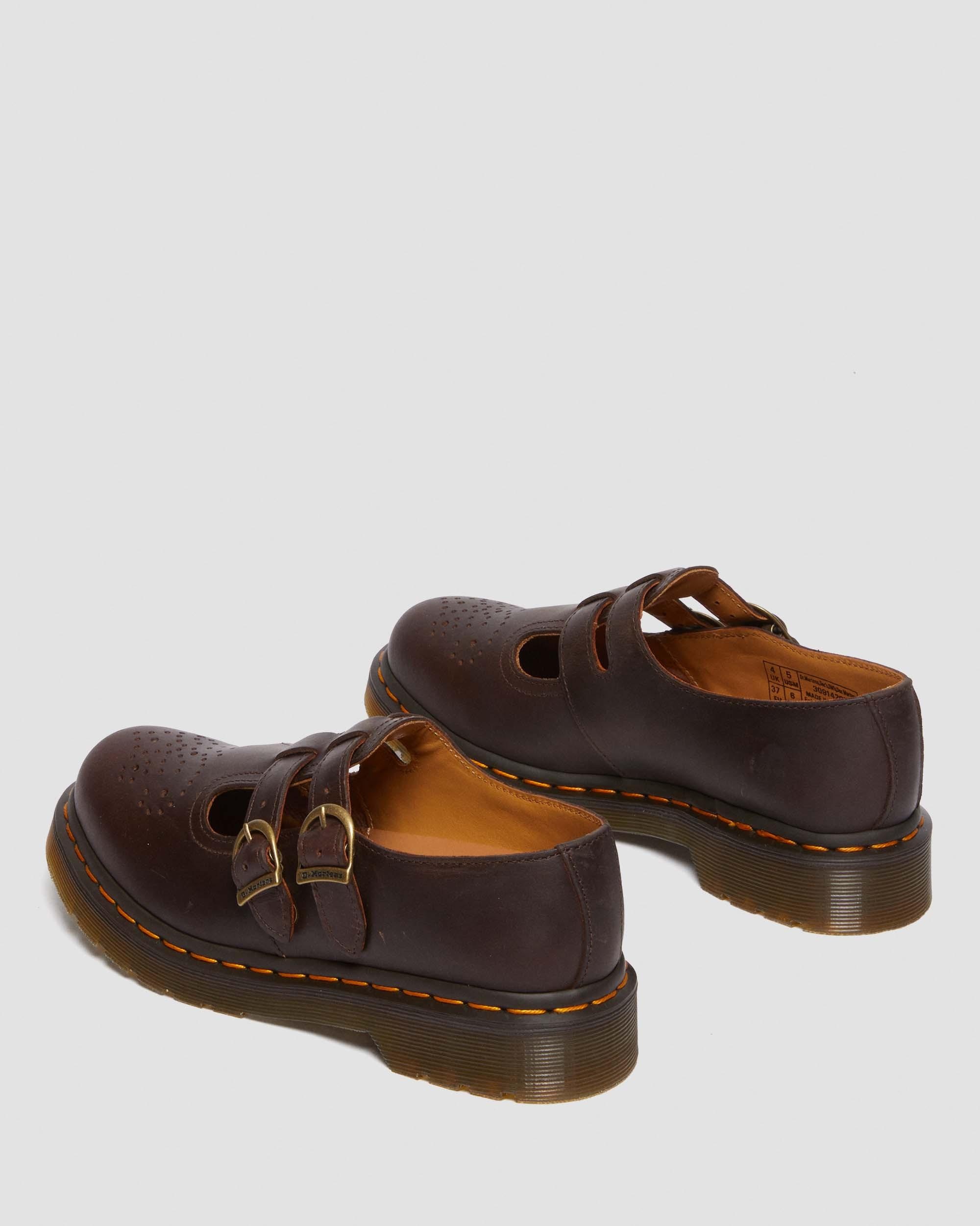 8065 Crazy Horse Leather Mary Jane Shoes - 7