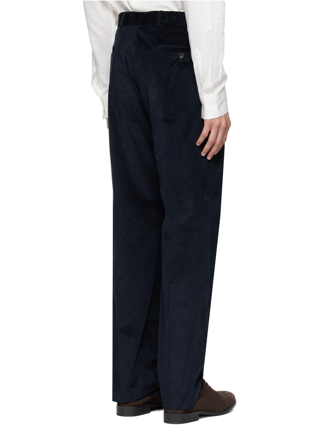 Navy Crease Trousers - 3
