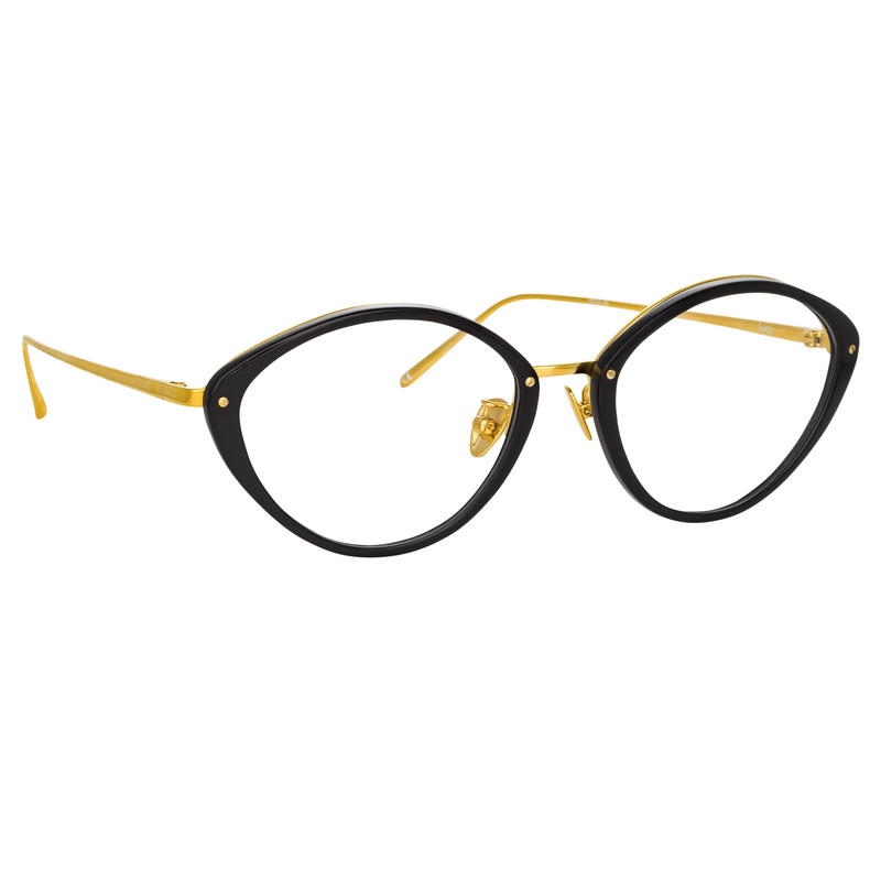 LINDA FARROW Lucy Optical Frame in Black outlook
