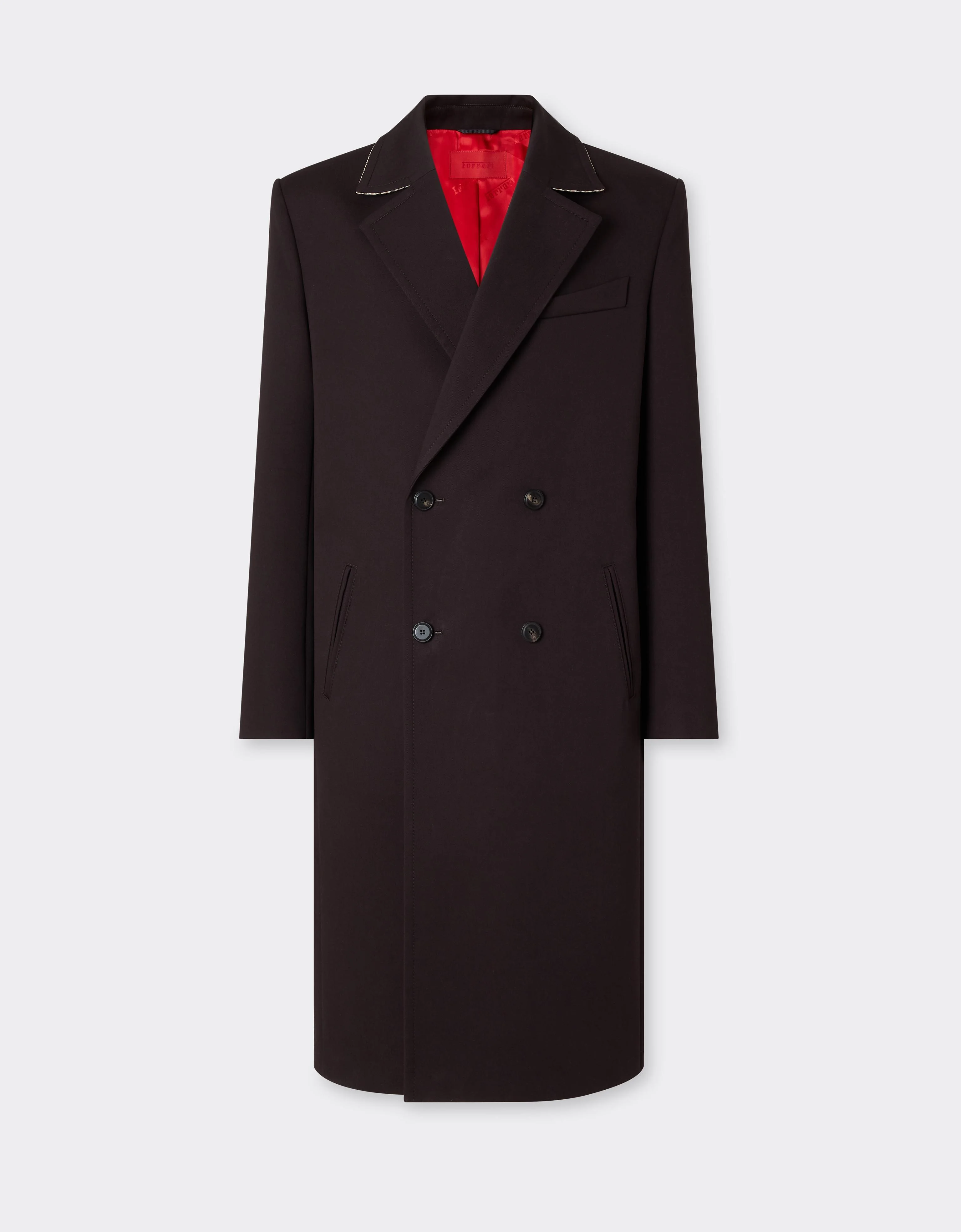 Double Mackintosh coat with Prince of Wales check lining - 1