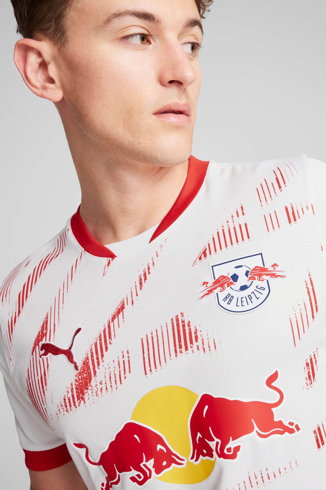 RB Leipzig 24/25 Men's Replica Home Soccer Jersey - 4