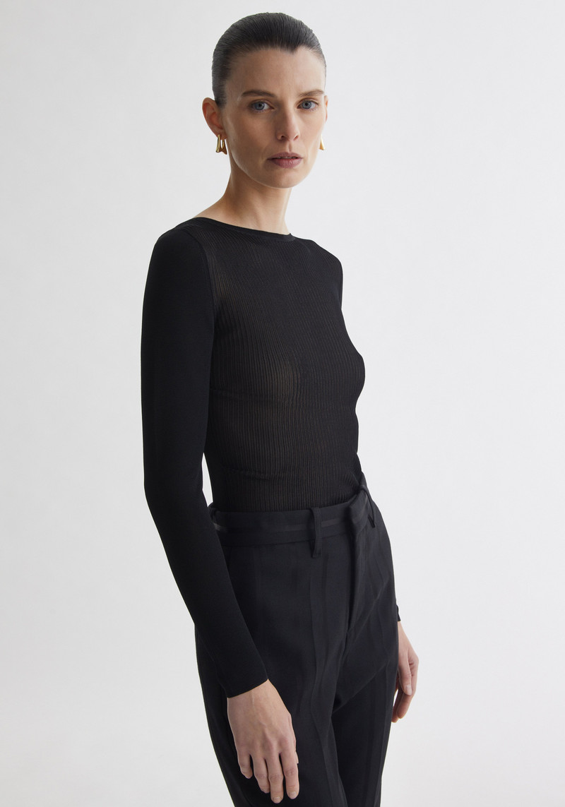 BRITTANY Gathered long sleeved top 3