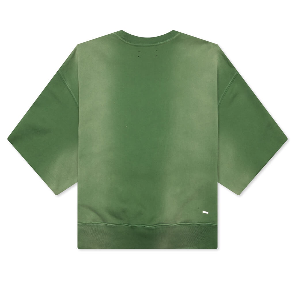 TRACK CUT OFF CREWNECK - GREEN - 2