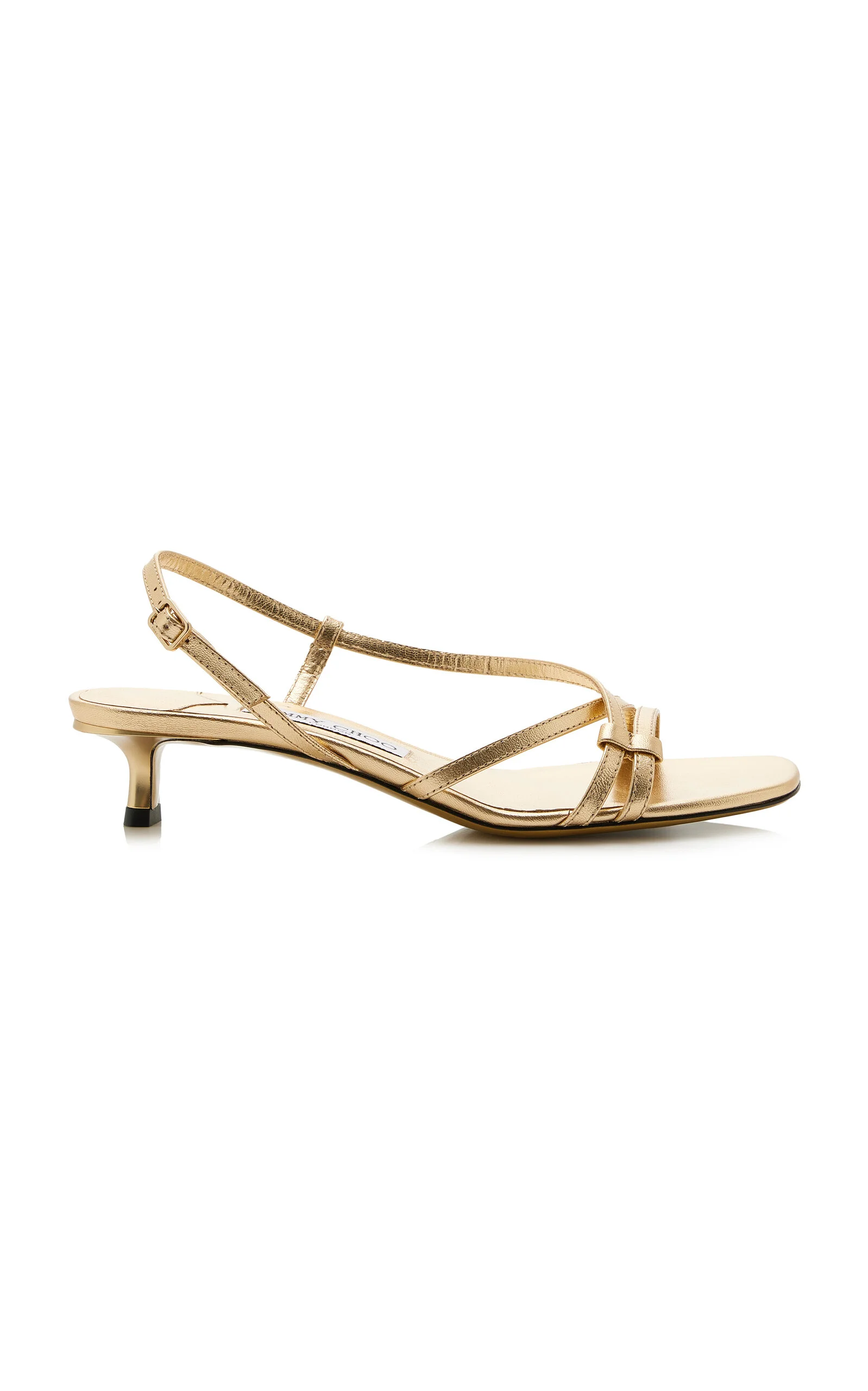 Farris Metallic Leather Sandals gold - 1