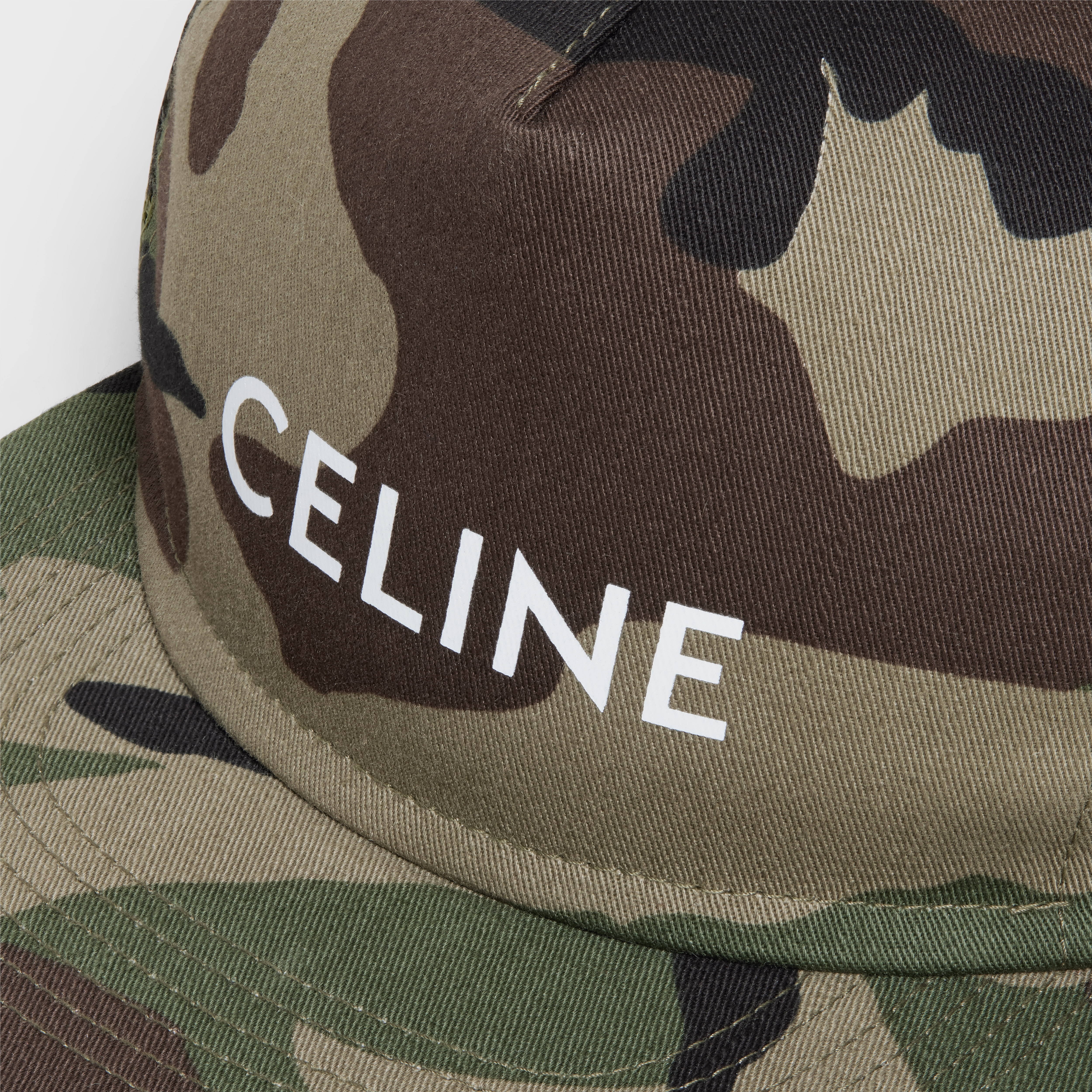 CELINE PRINT COTTON SNAPBACK CAP - 5