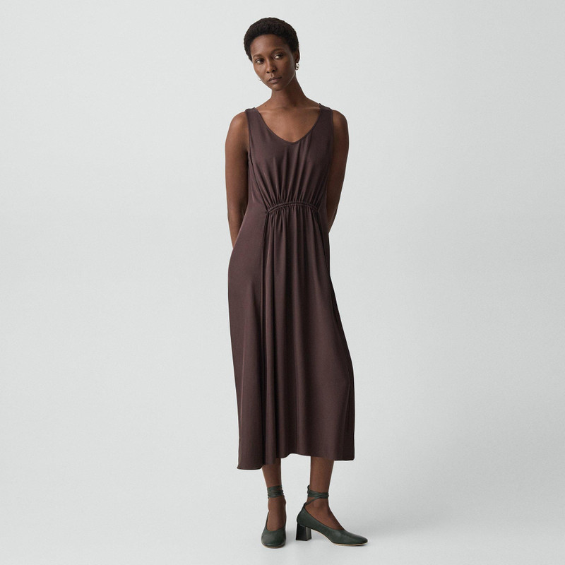 Theory Ruched Pump in Smooth Leather outlook