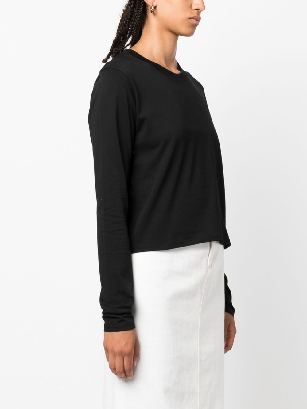 long-sleeve cotton T-shirt - 3